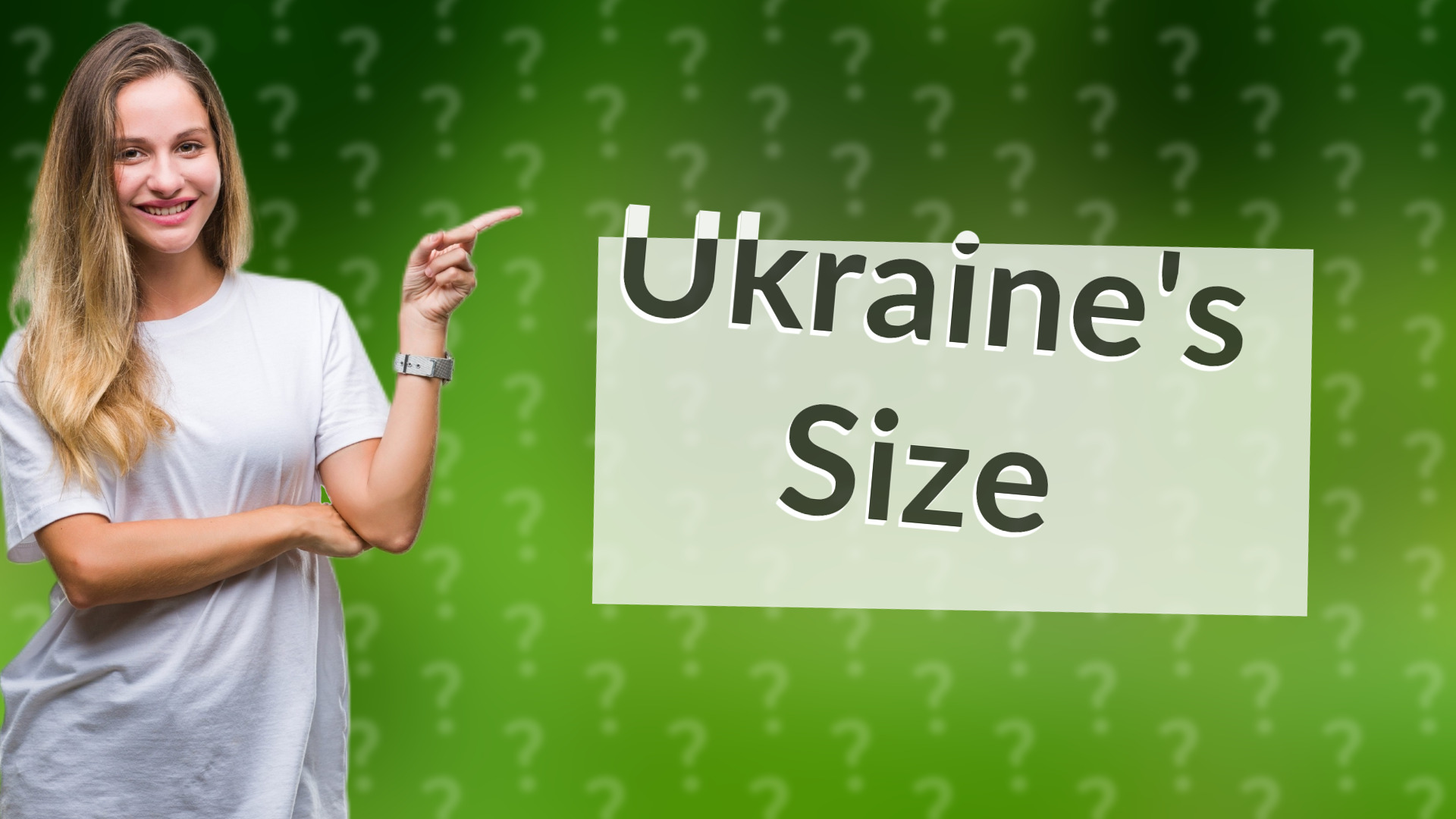 Ukraine's Size
