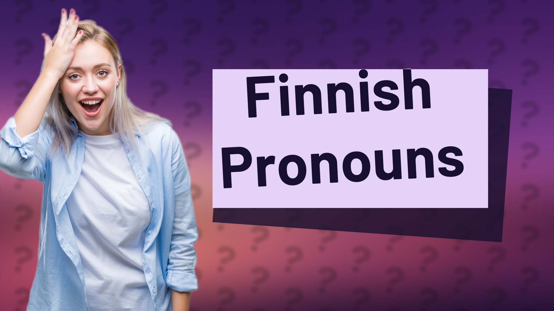 Finnish Pronouns