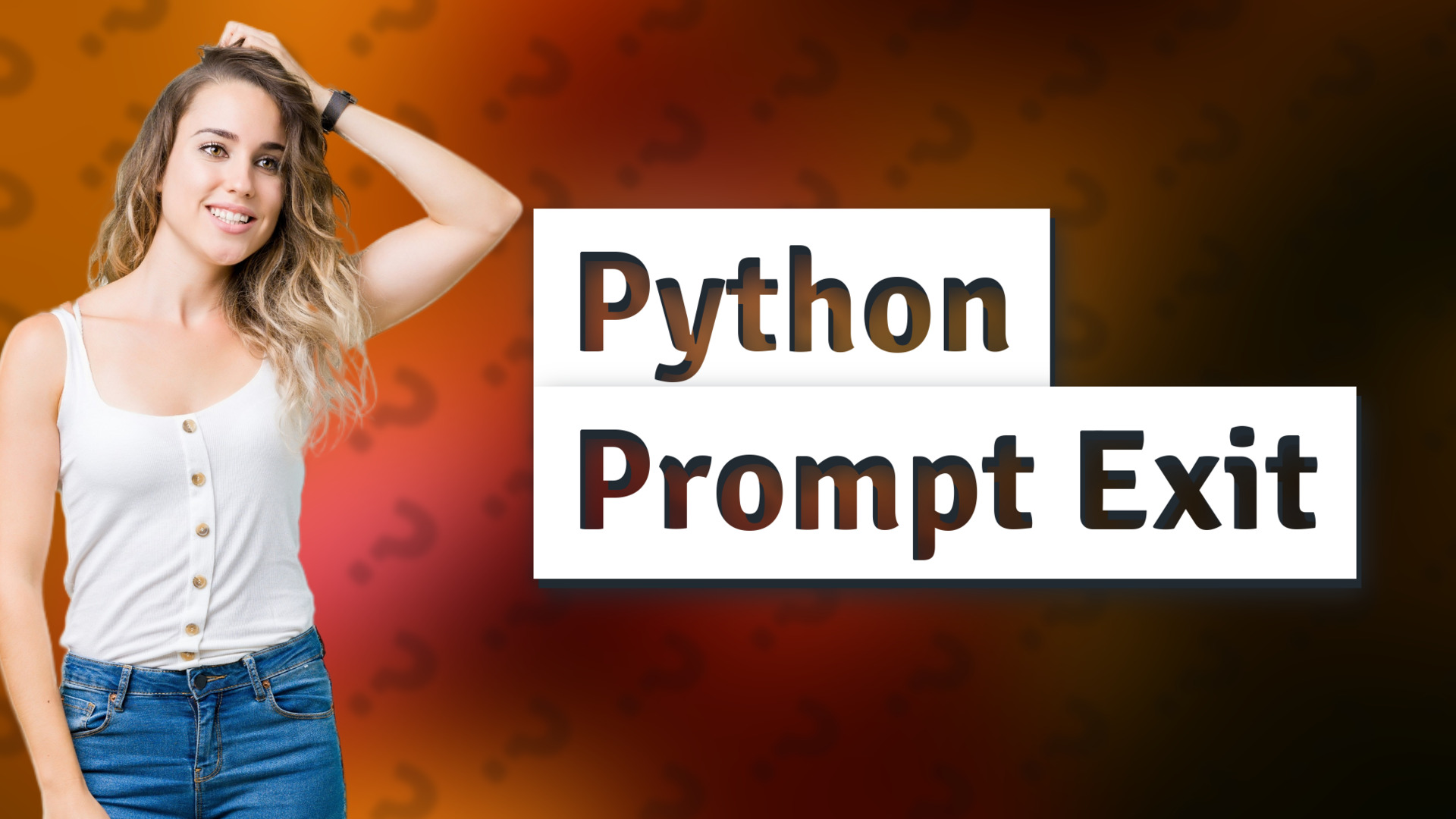 Python Prompt Exit