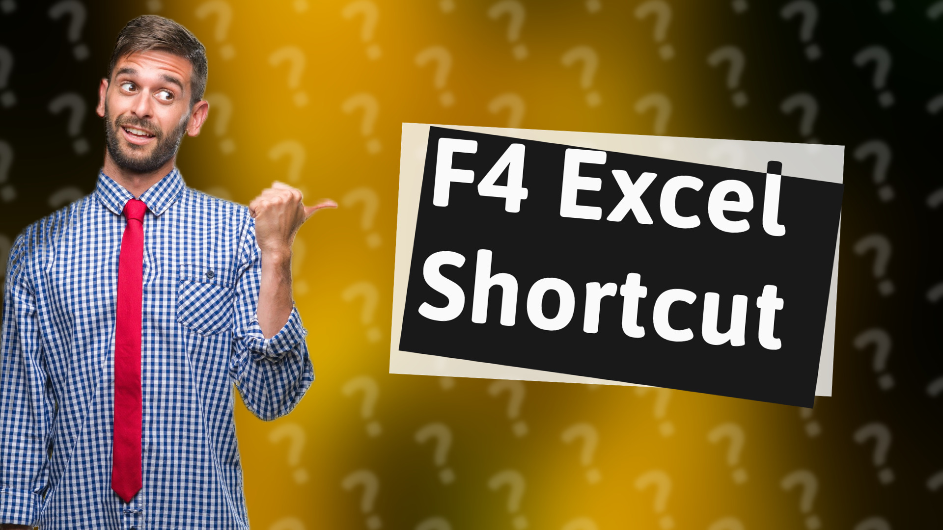 F4 Excel Shortcut