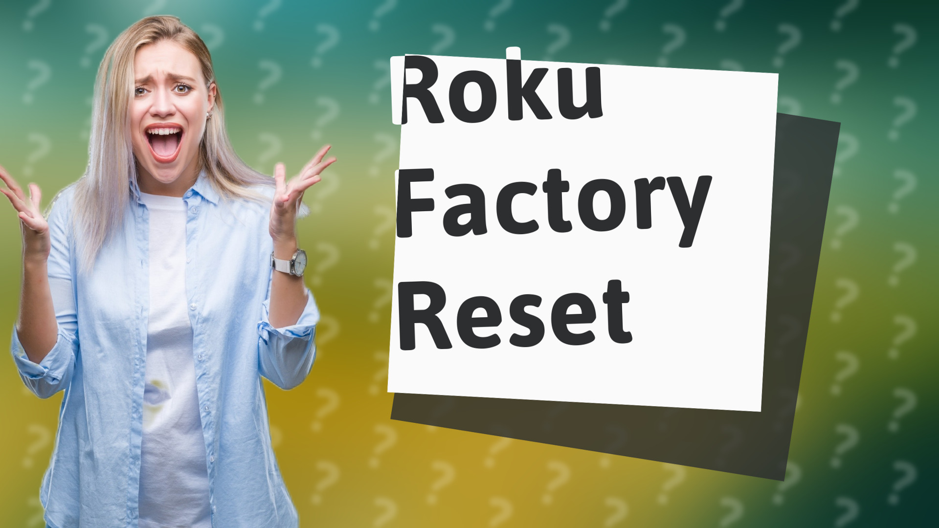Roku Factory Reset