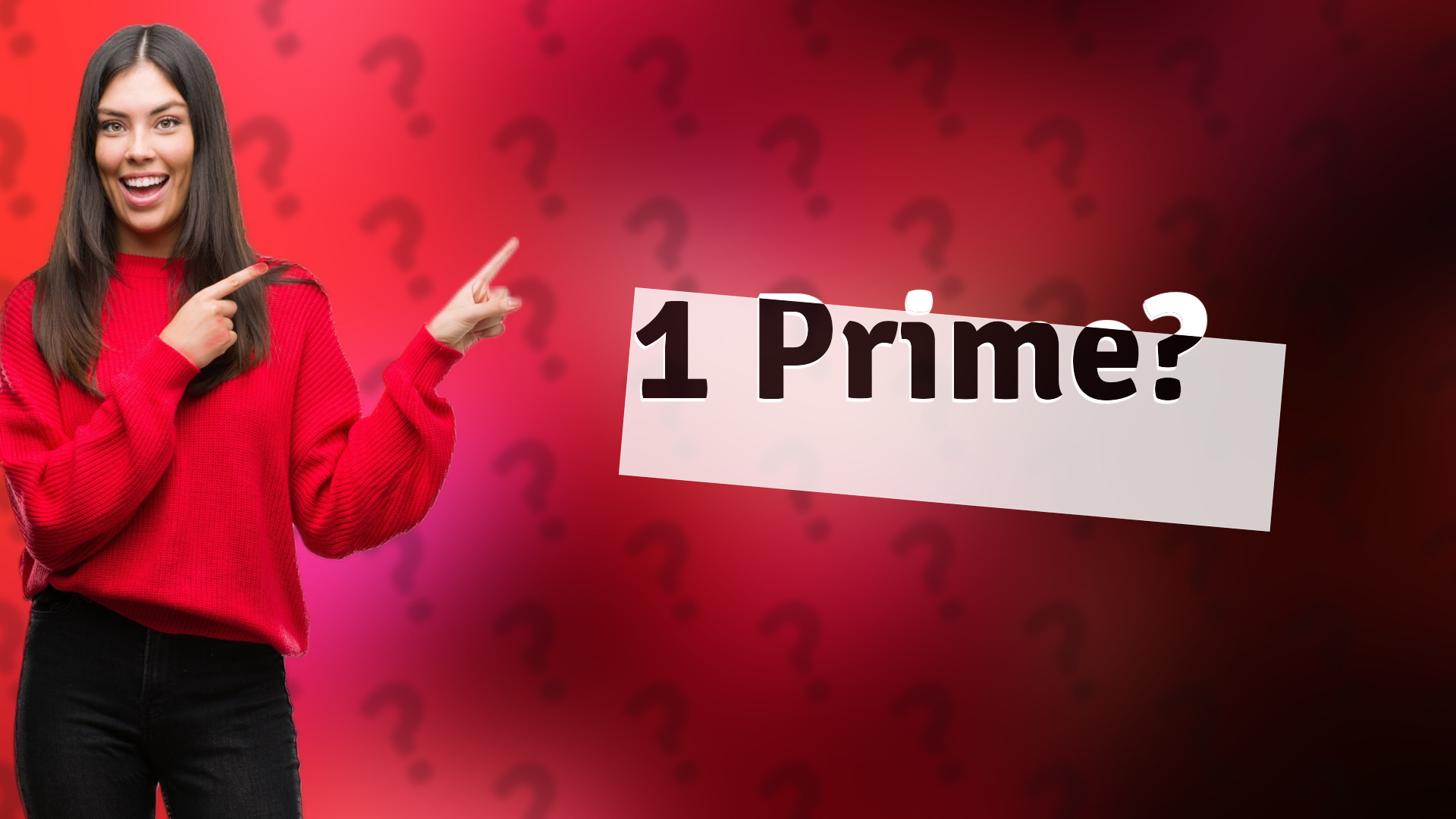 1 Prime?