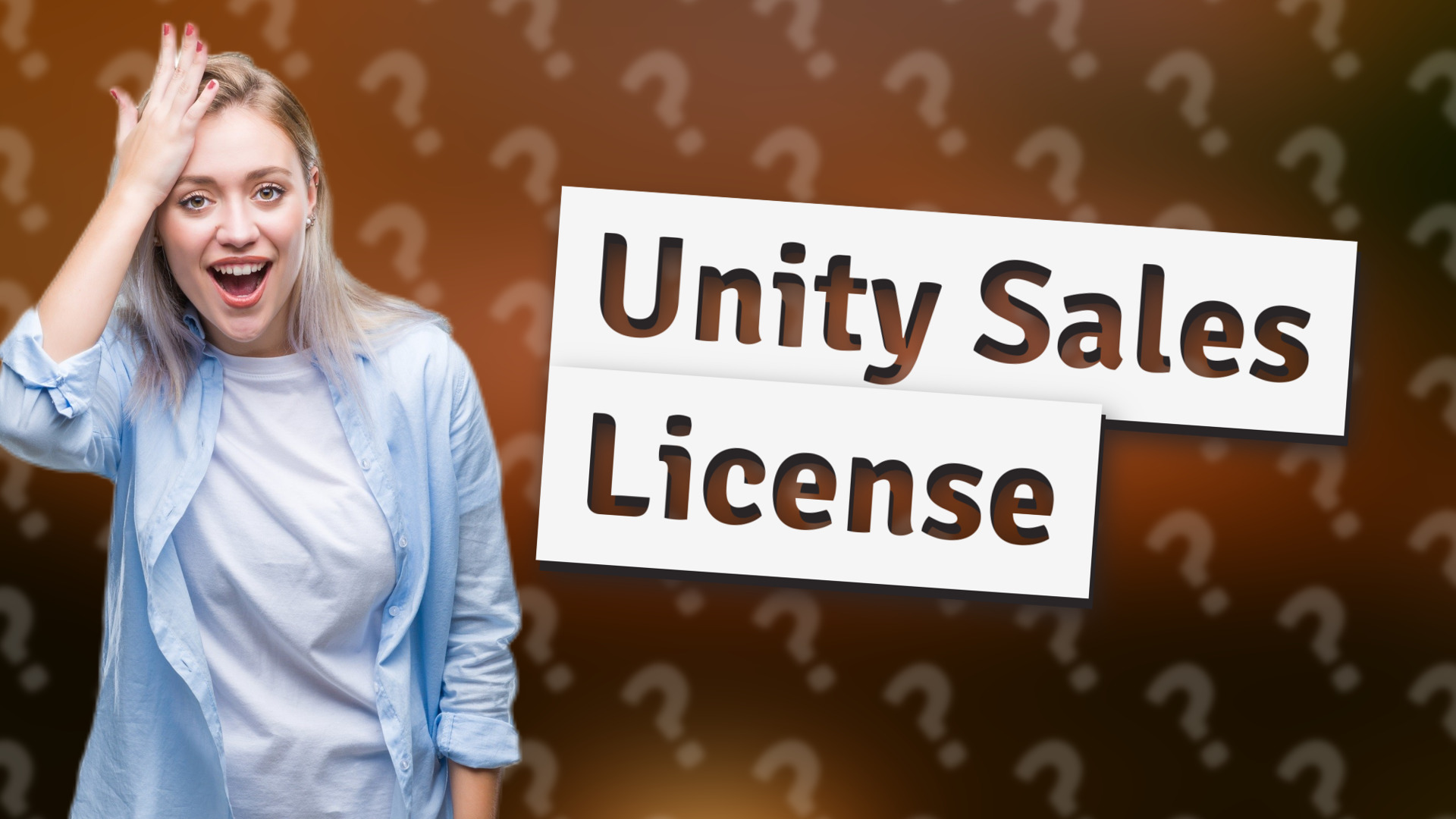 Unity Sales License