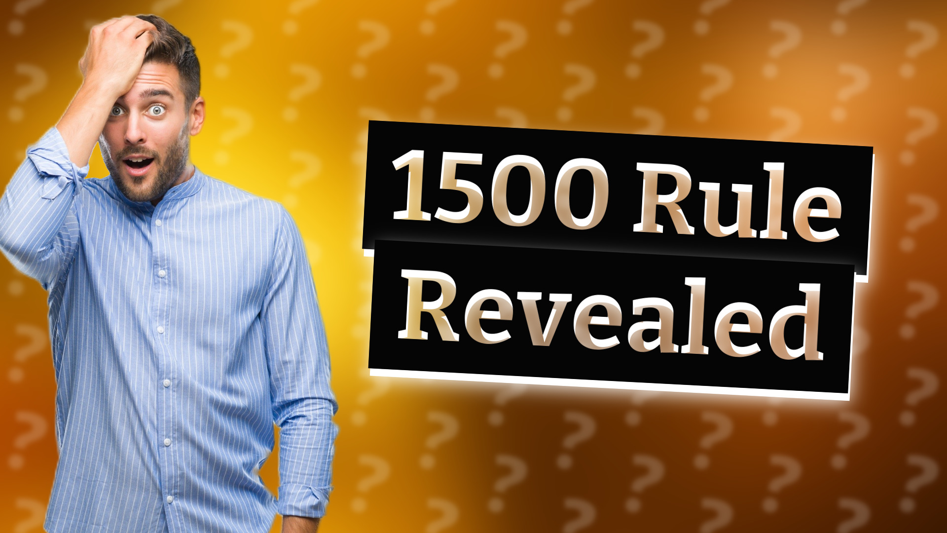 1500 Rule Revealed