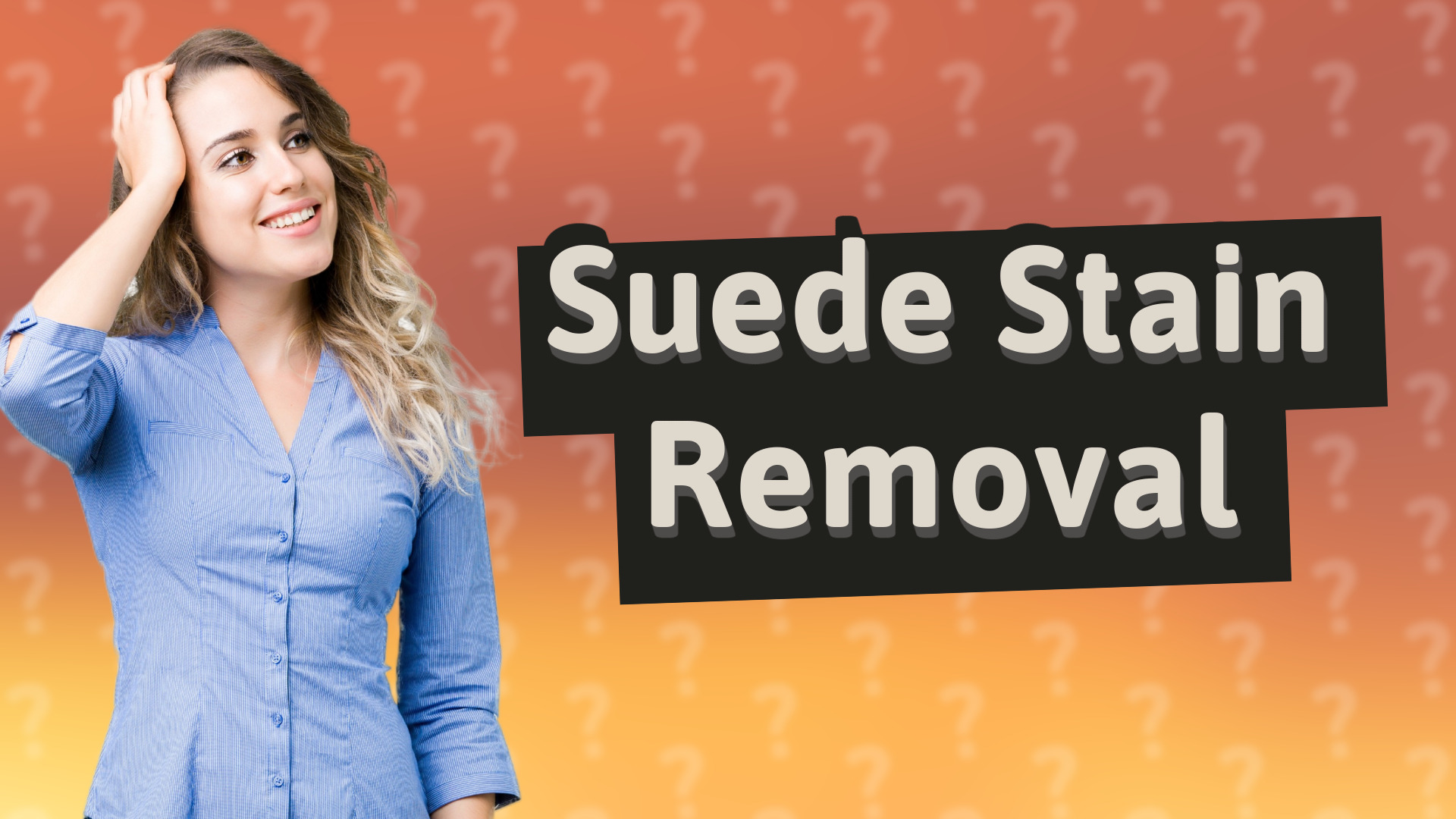 Suede Stain Removal