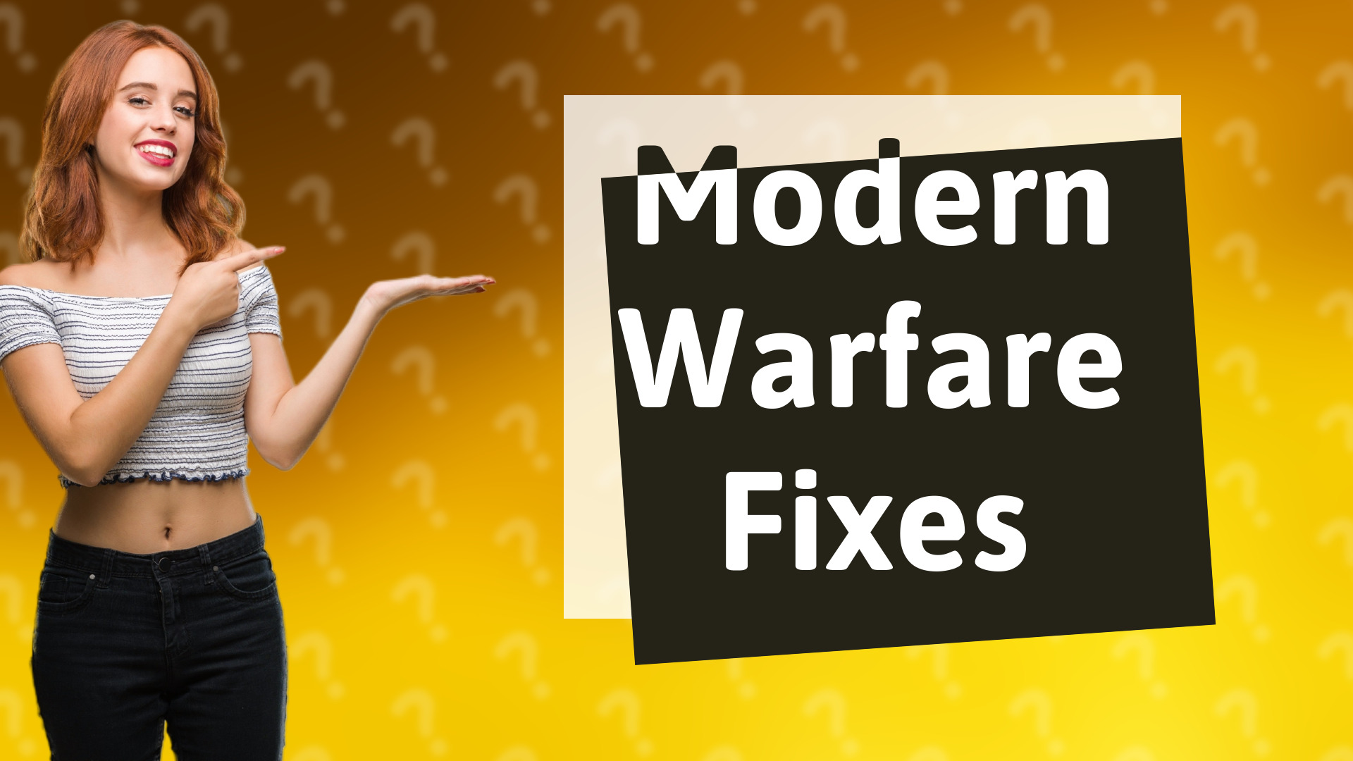 Modern Warfare Fixes