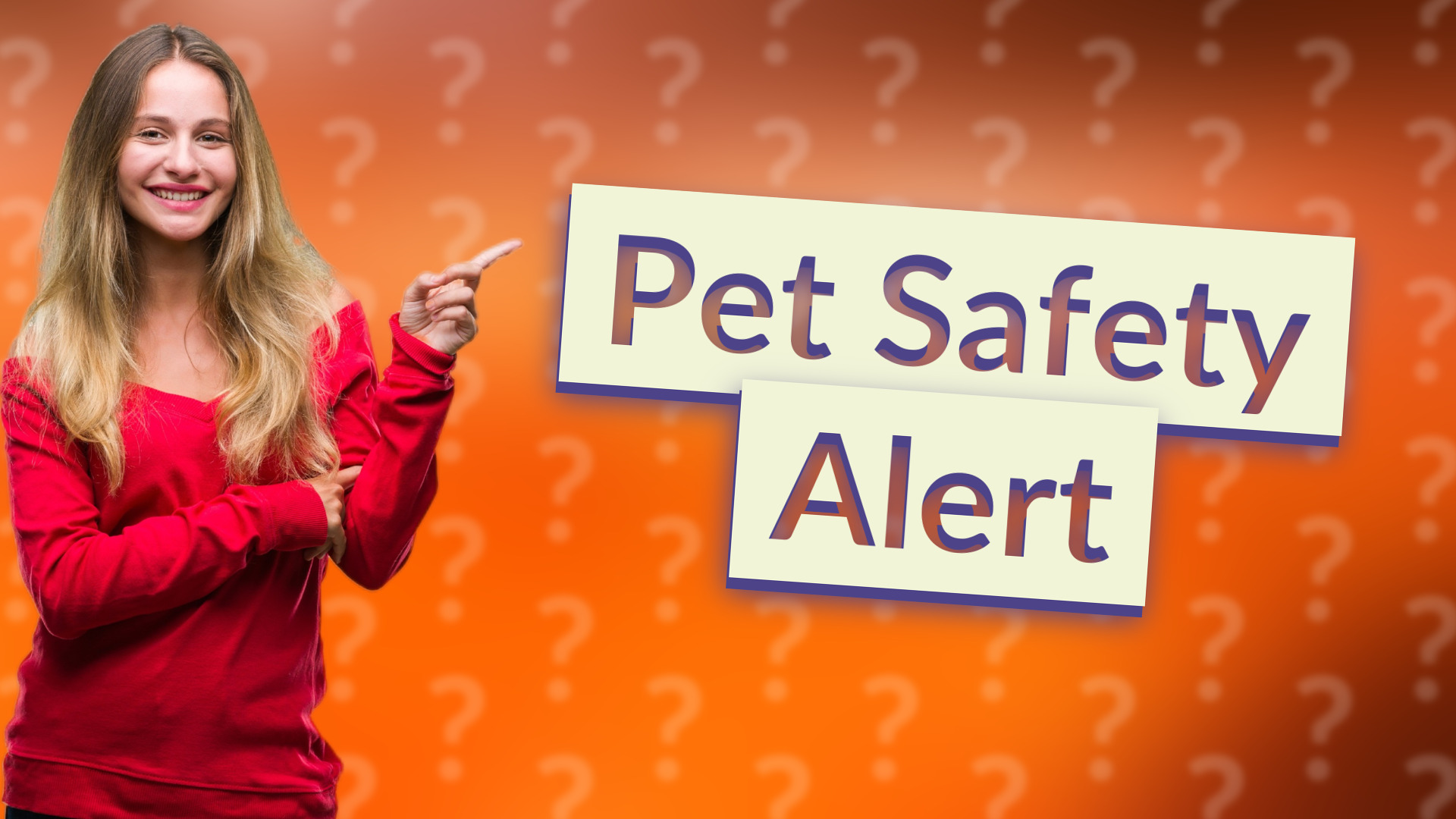 Pet Safety Alert