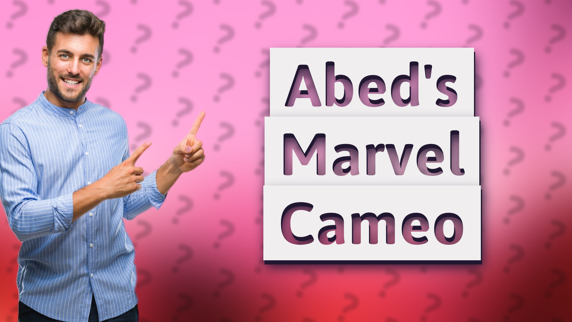 Abed's Marvel Cameo