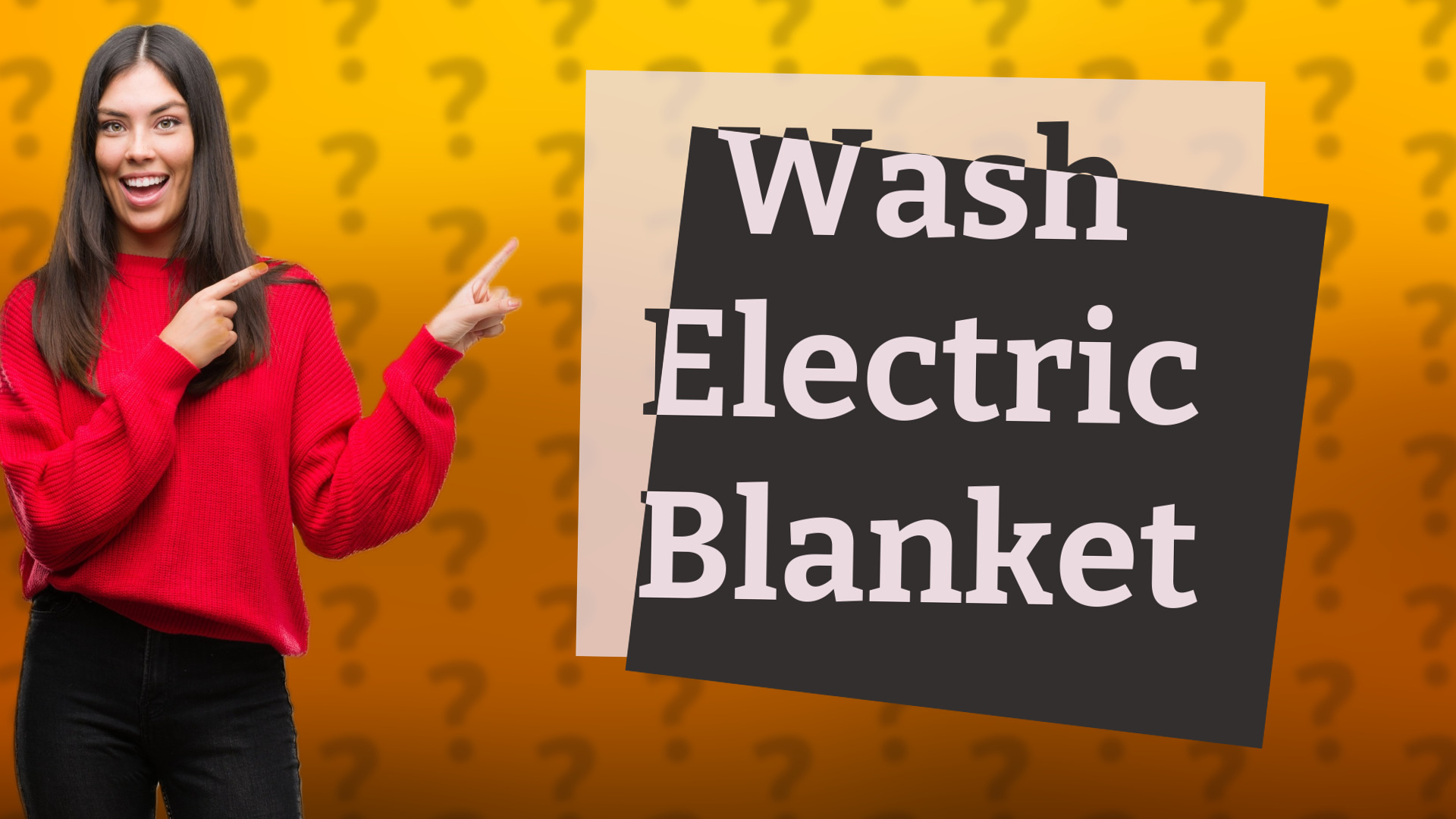 Wash Electric Blanket