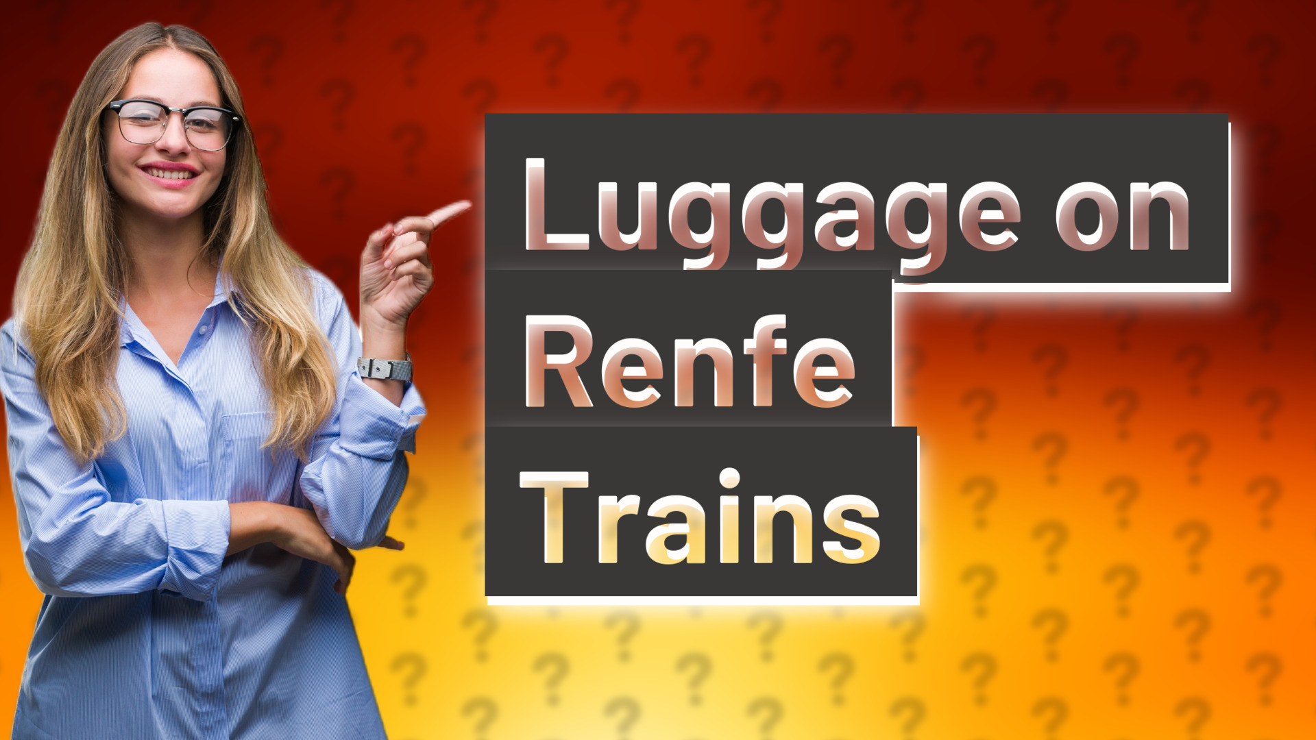 Luggage on Renfe Trains