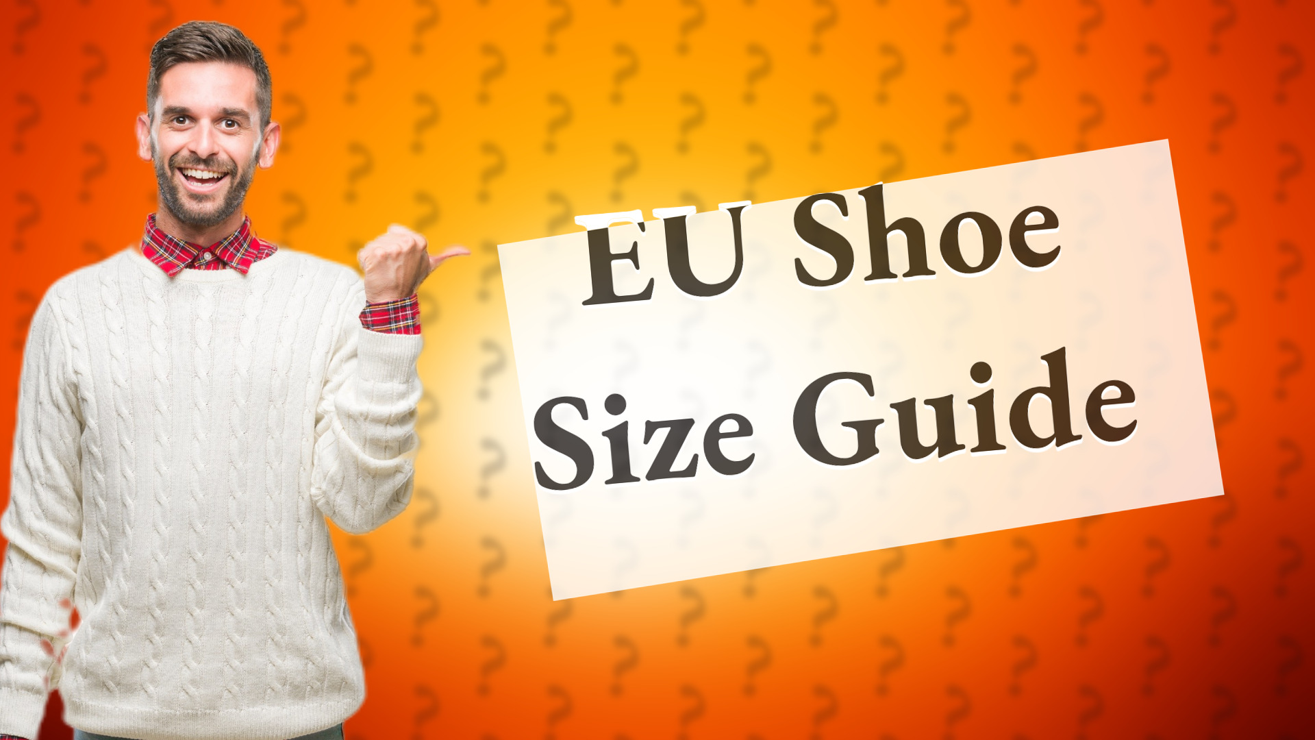 EU Shoe Size Guide