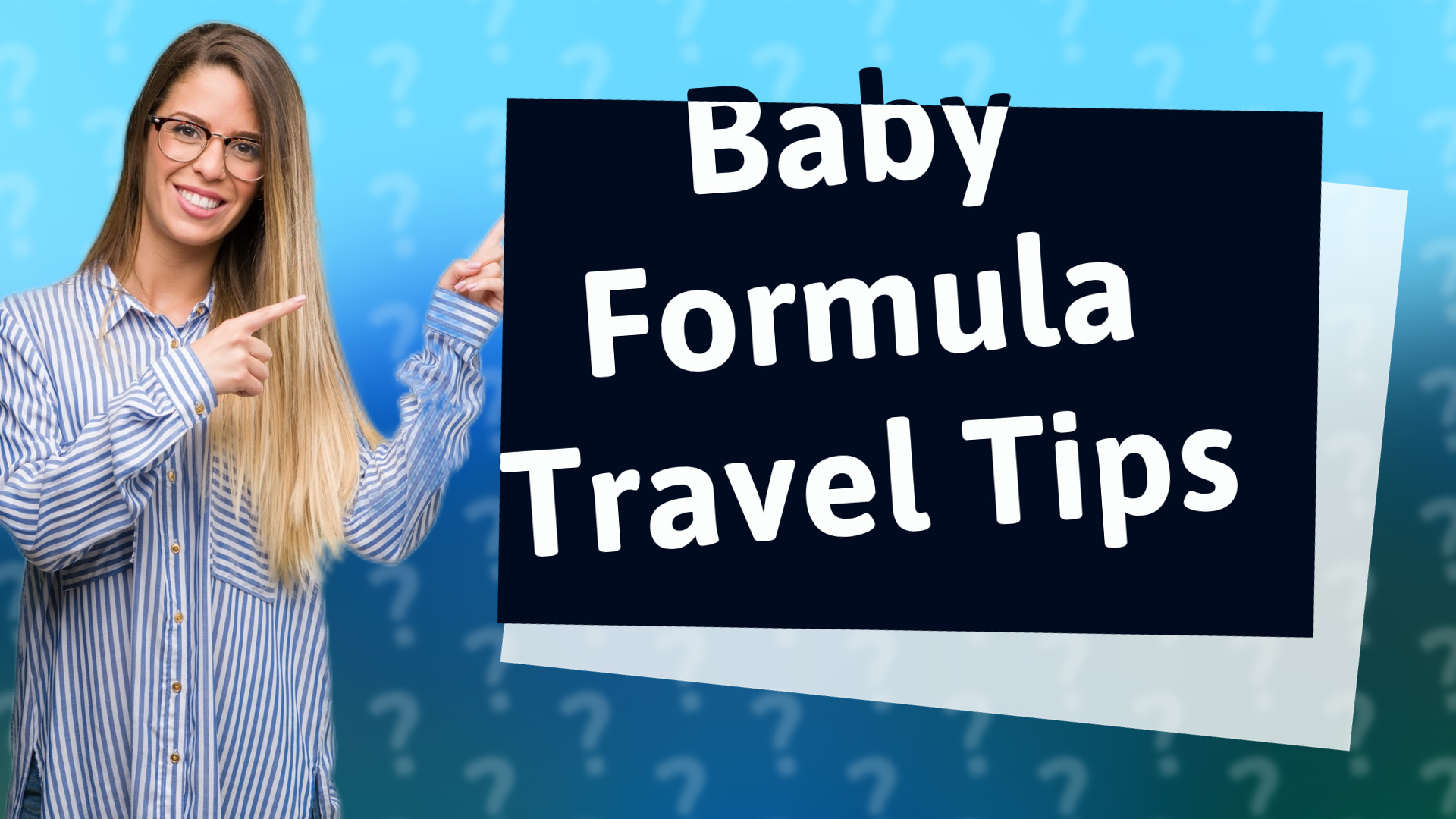 Baby Formula Travel Tips