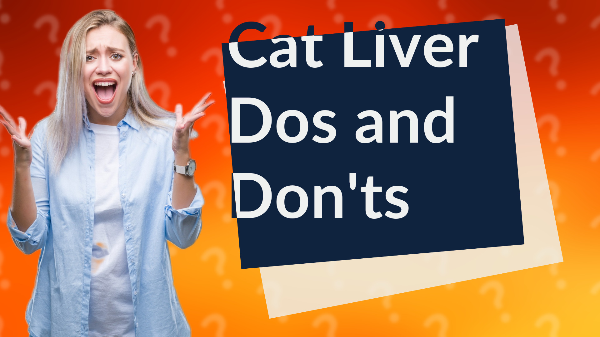 Cat Liver Dos and Don'ts