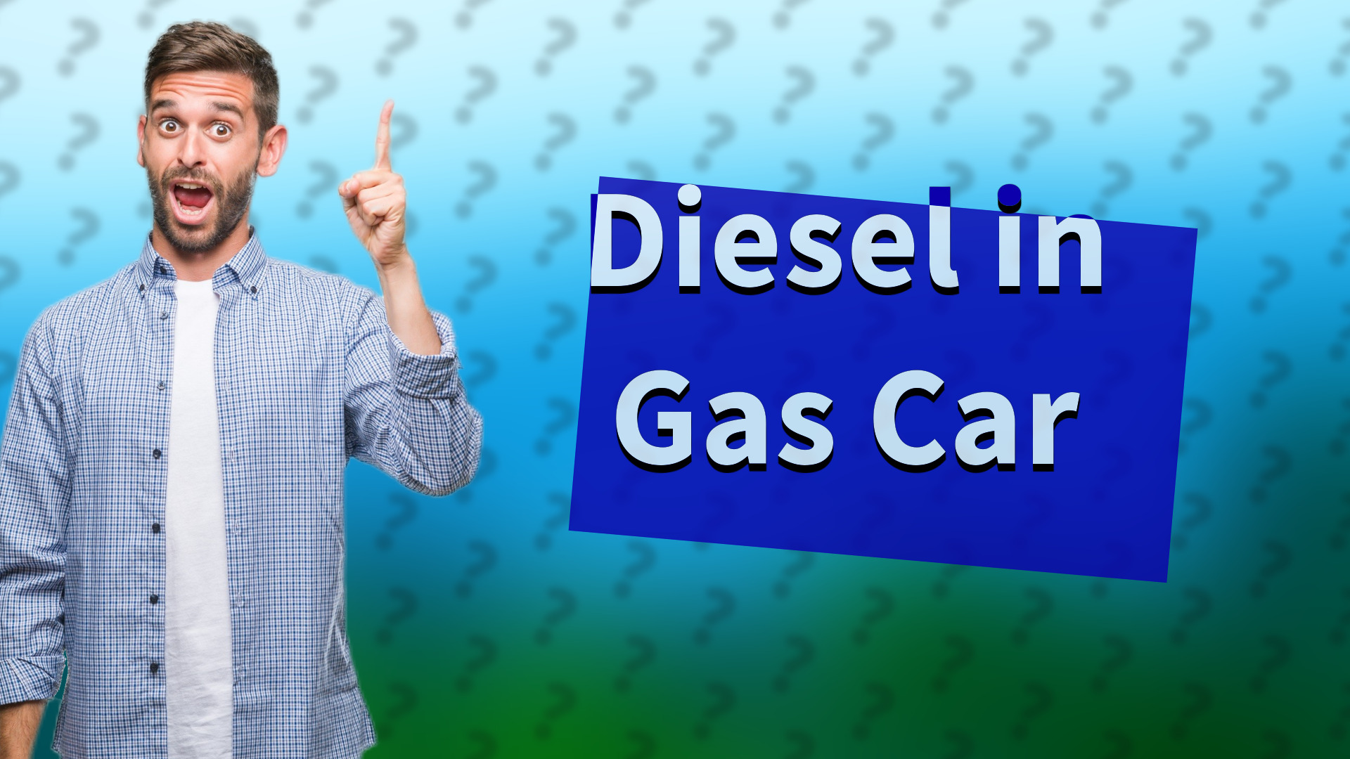 Diesel in Gas Car