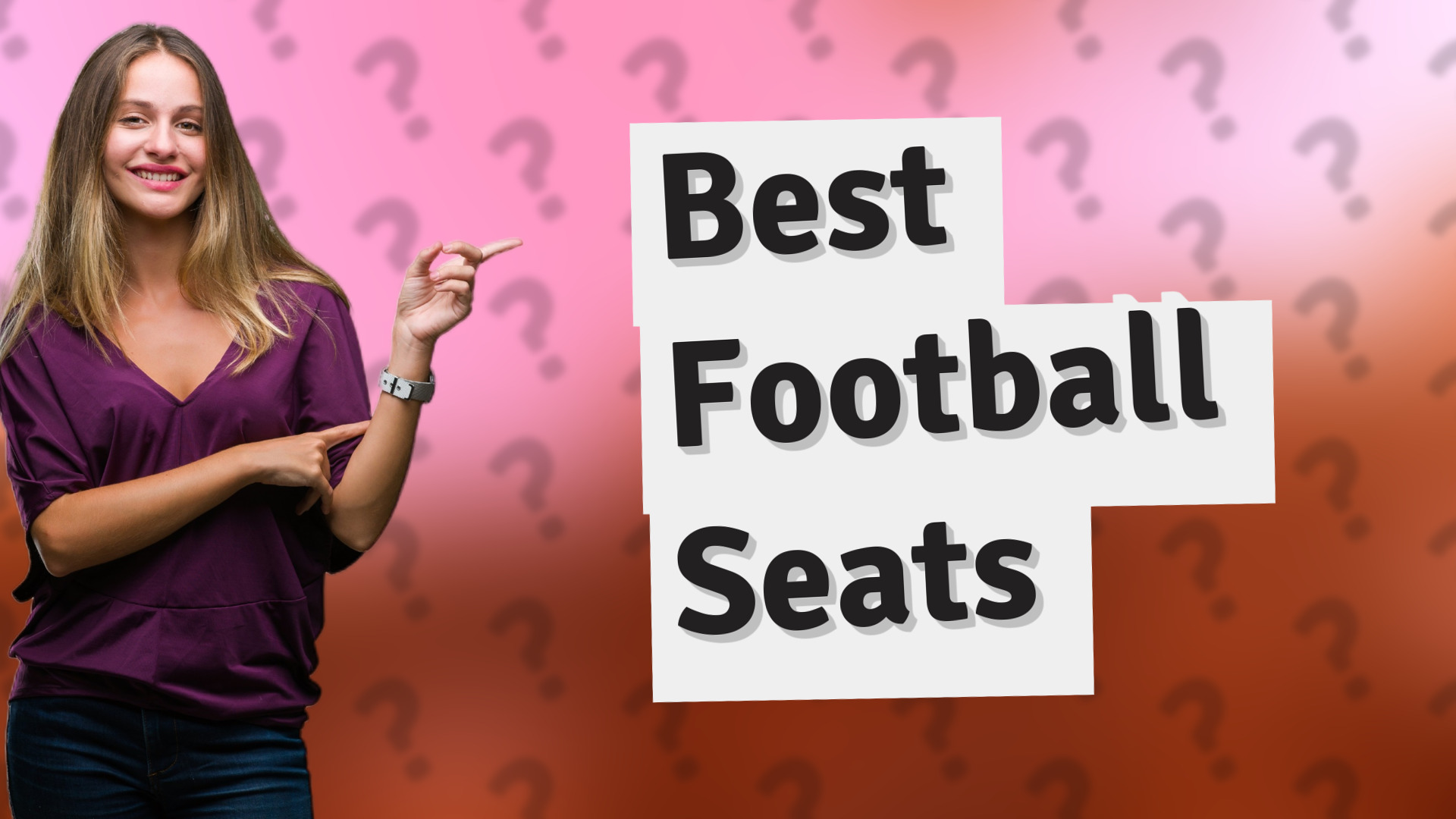 Best Football Seats