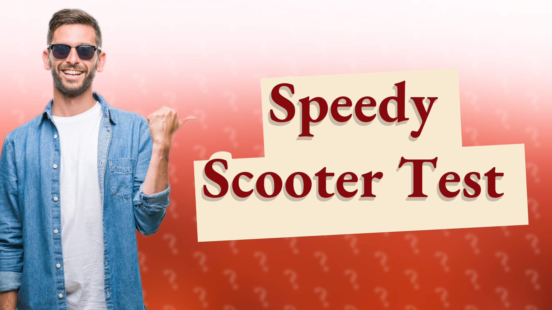 Speedy Scooter Test