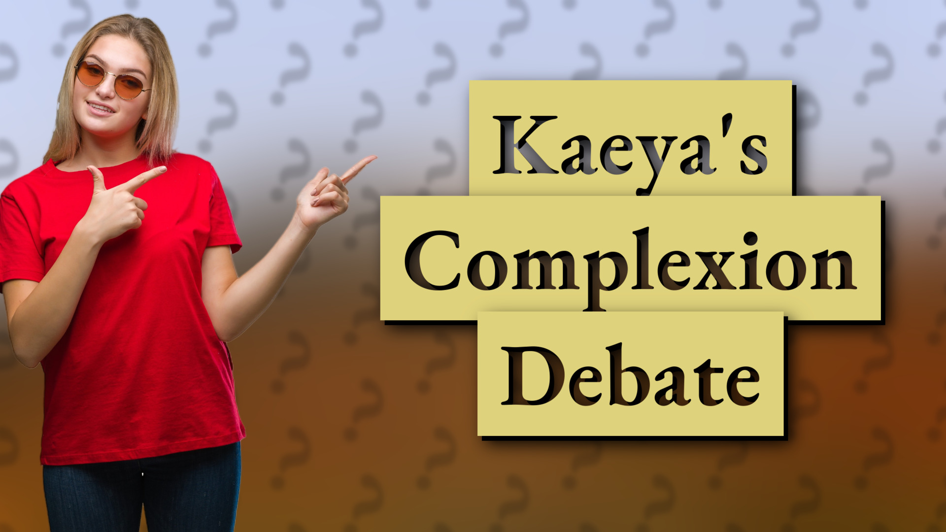 Kaeya's Complexion Debate