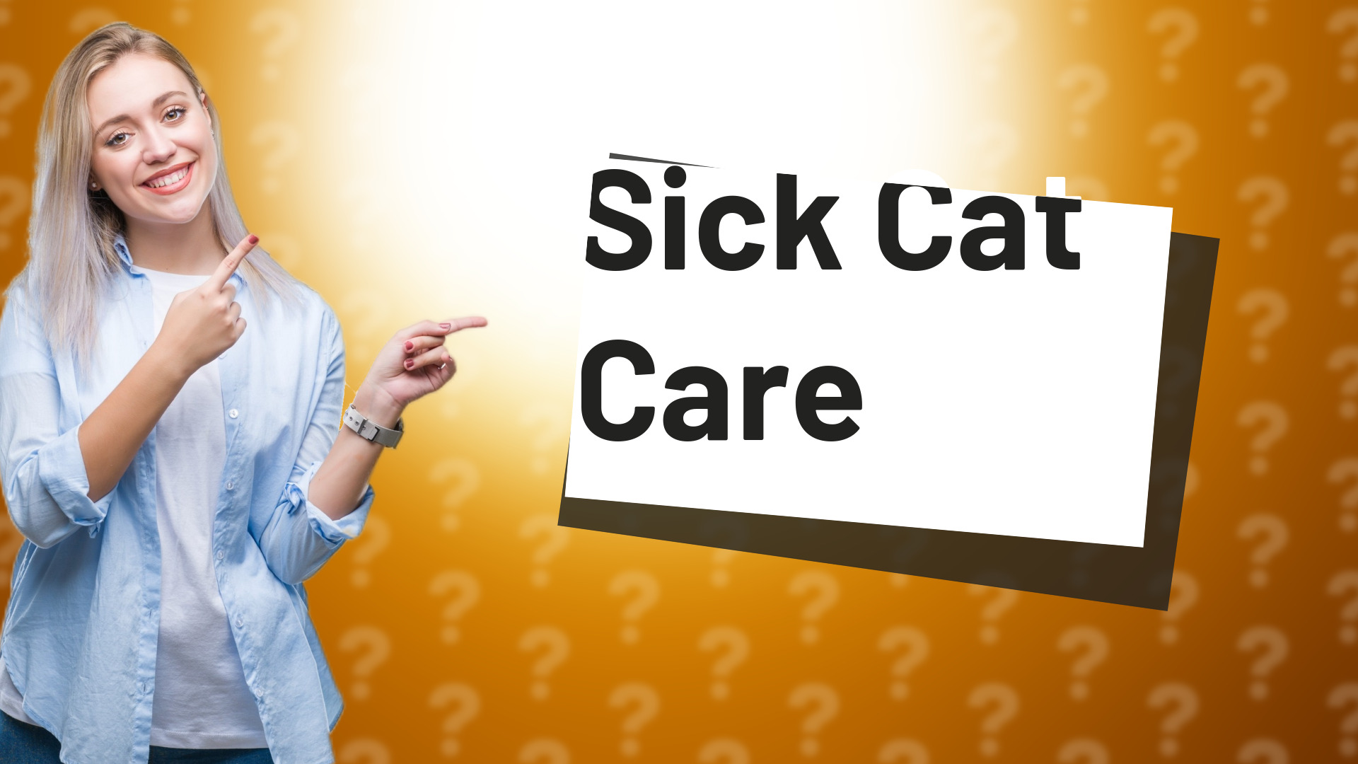 Sick Cat Care