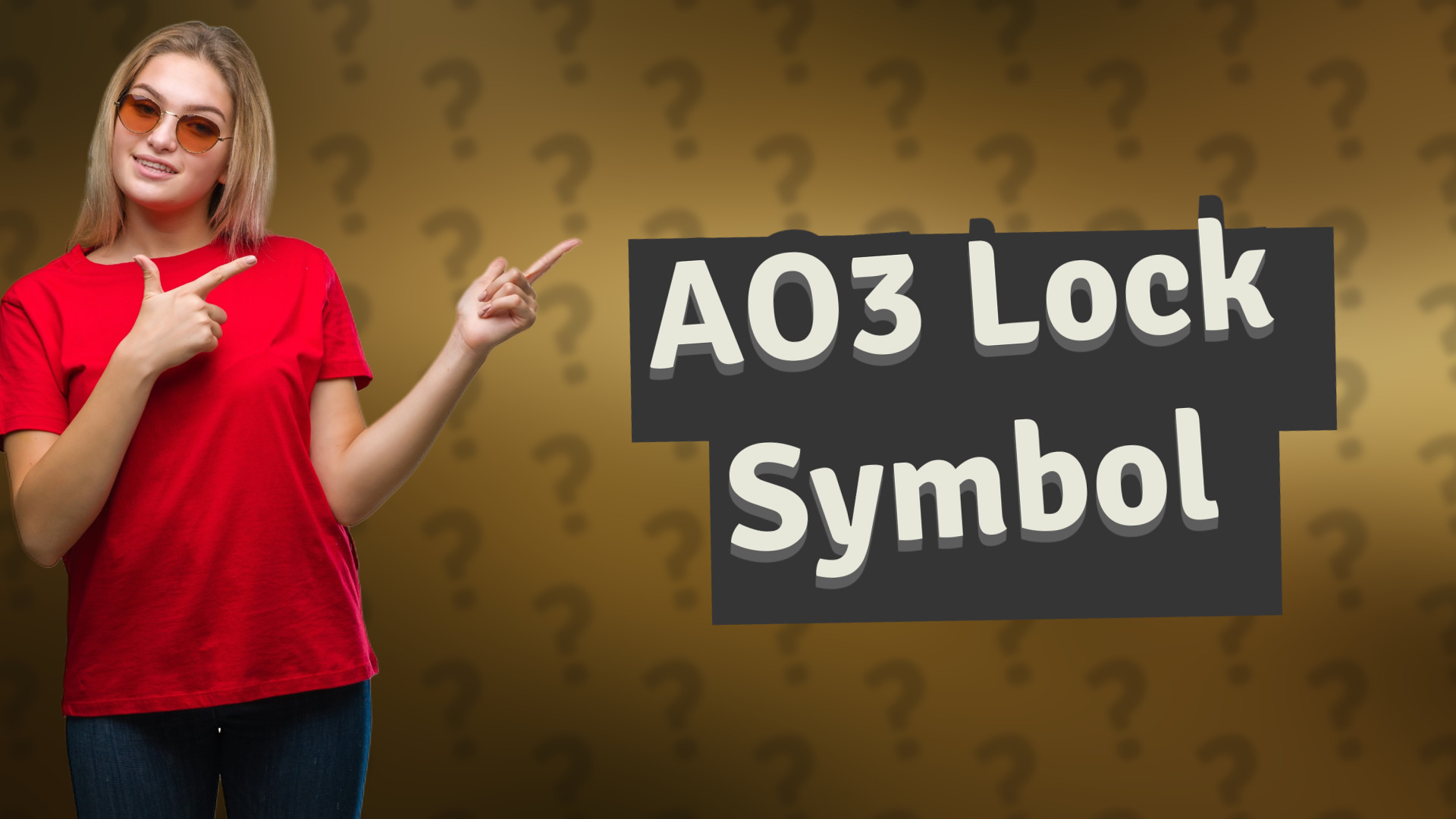 AO3 Lock Symbol