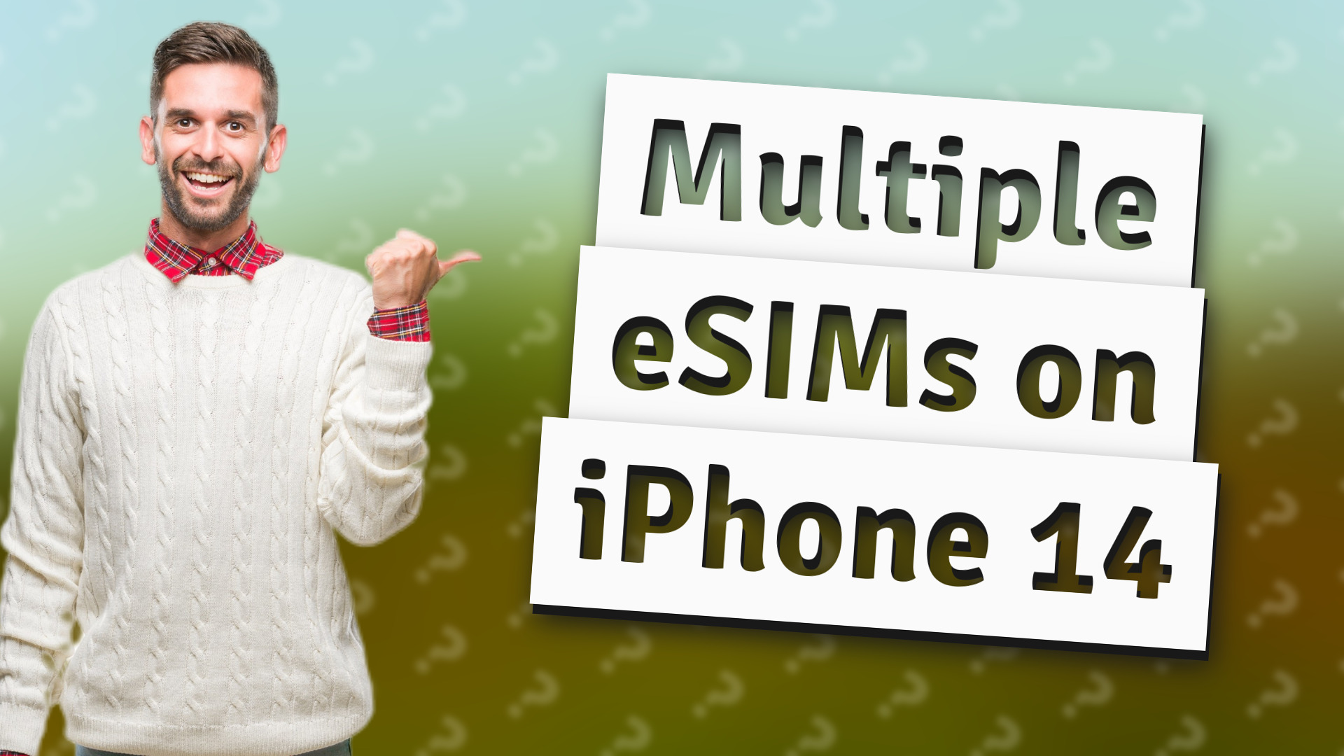 Multiple eSIMs on iPhone 14