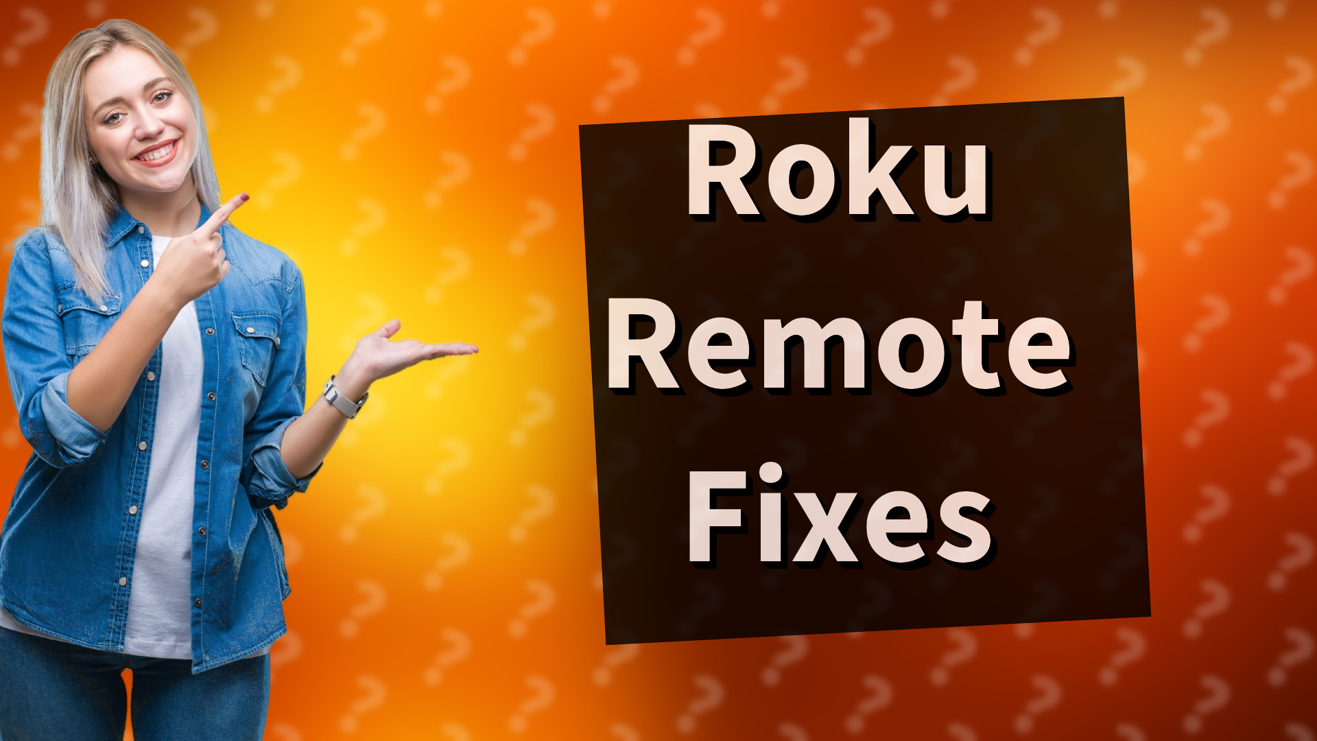 Roku Remote Fixes