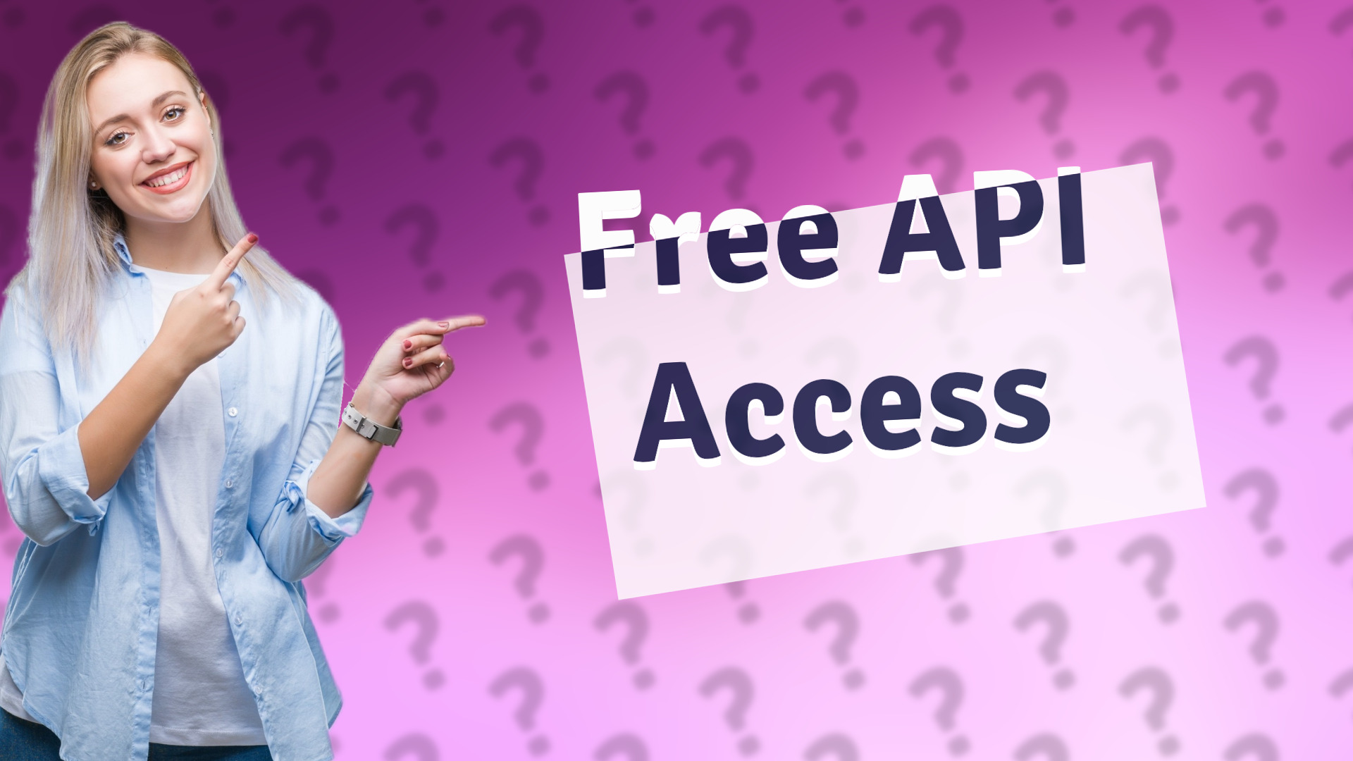 Free API Access