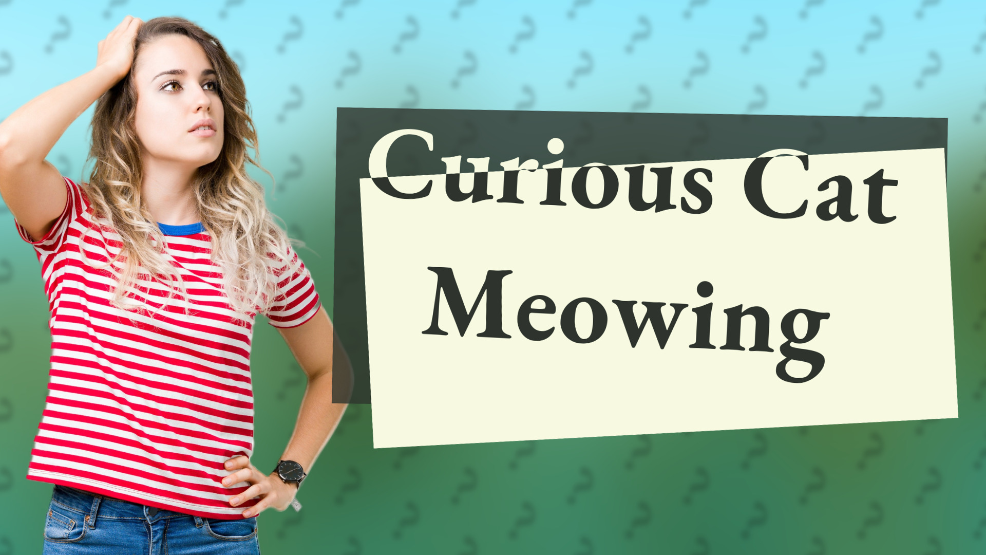 Curious Cat Meowing