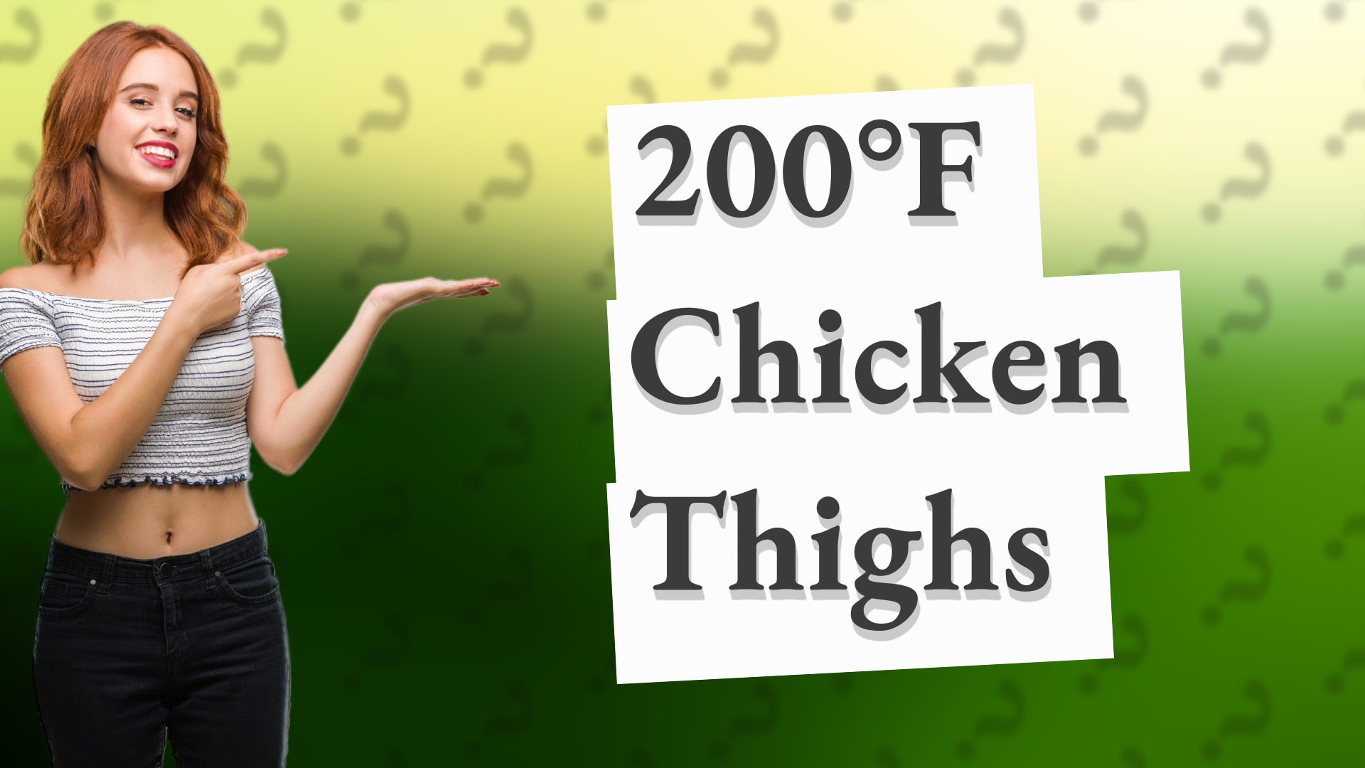 200°F Chicken Thighs