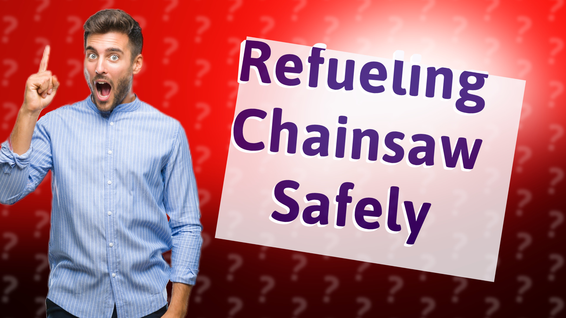 Refueling Chainsaw Safely