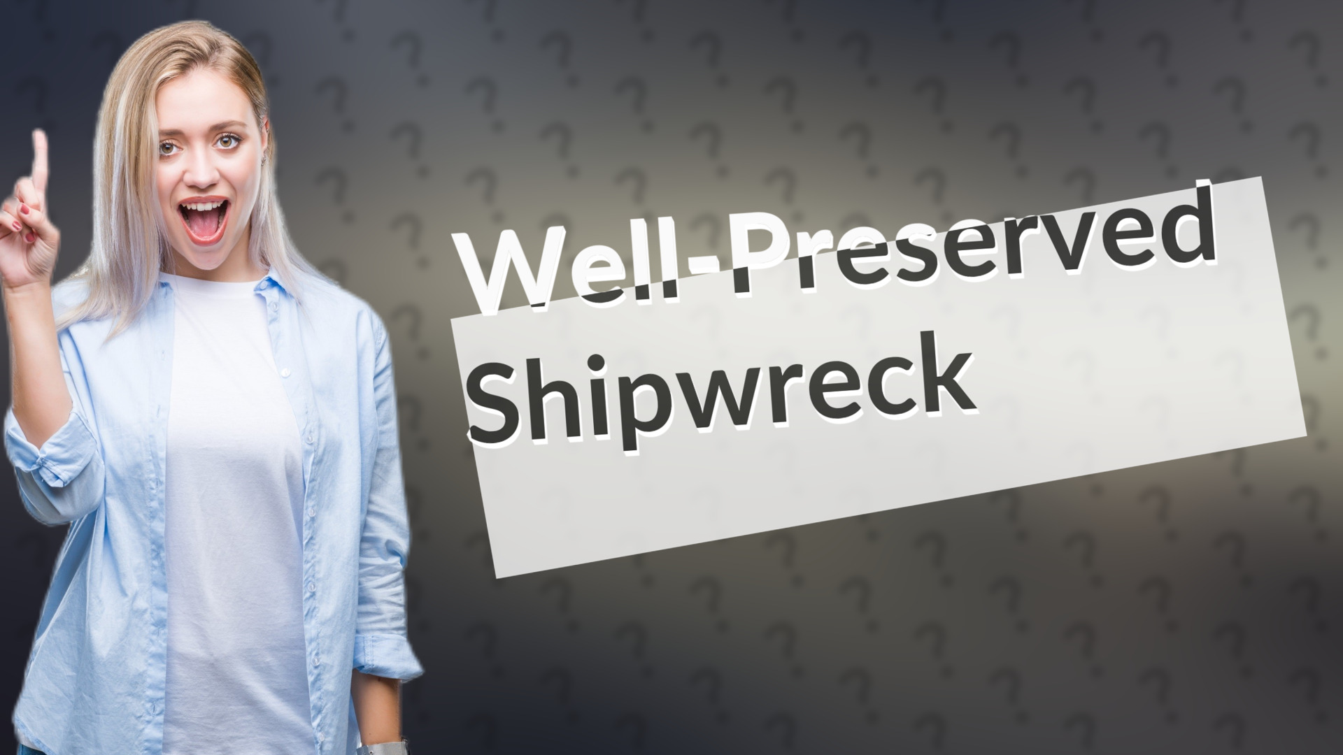 Well-Preserved Shipwreck