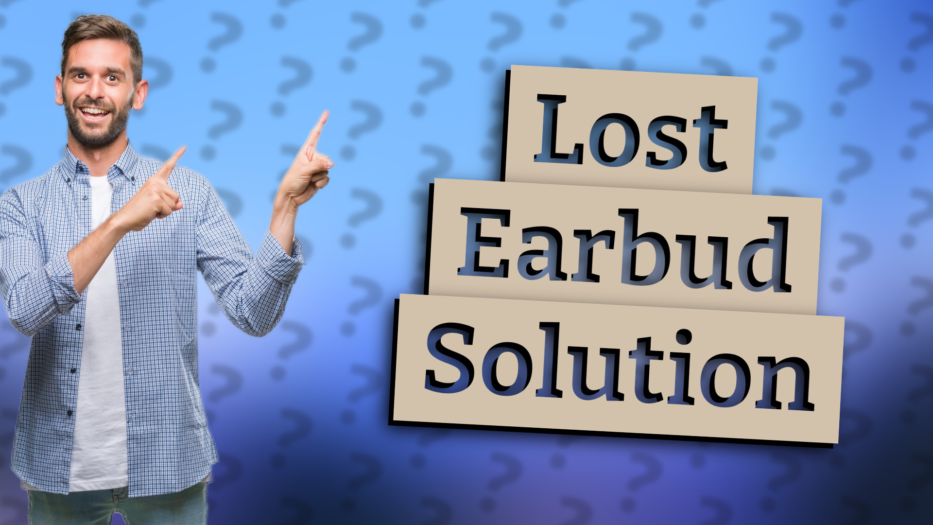 Lost Earbud Solution