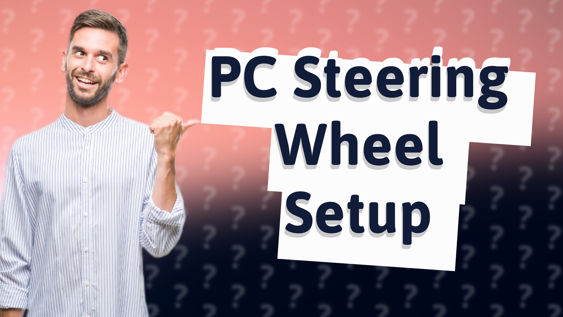 PC Steering Wheel Setup