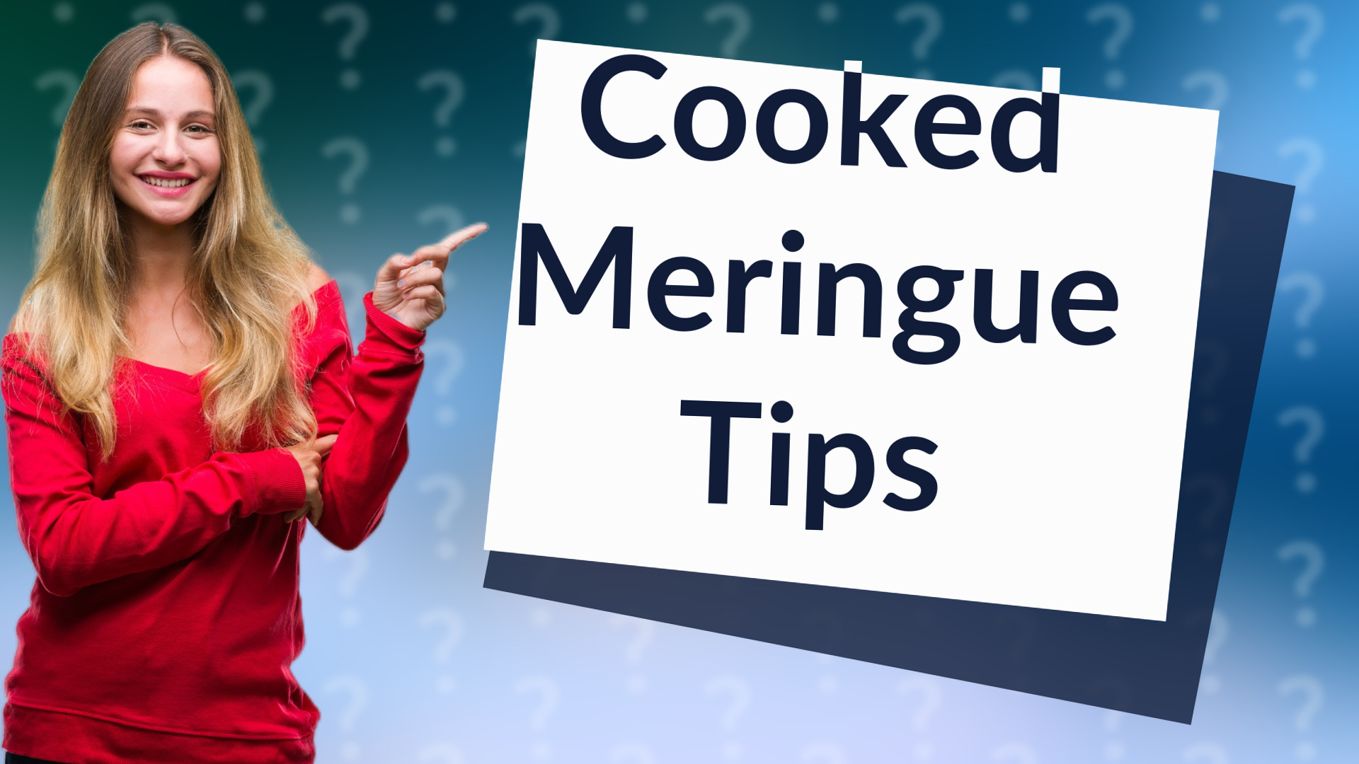Cooked Meringue Tips