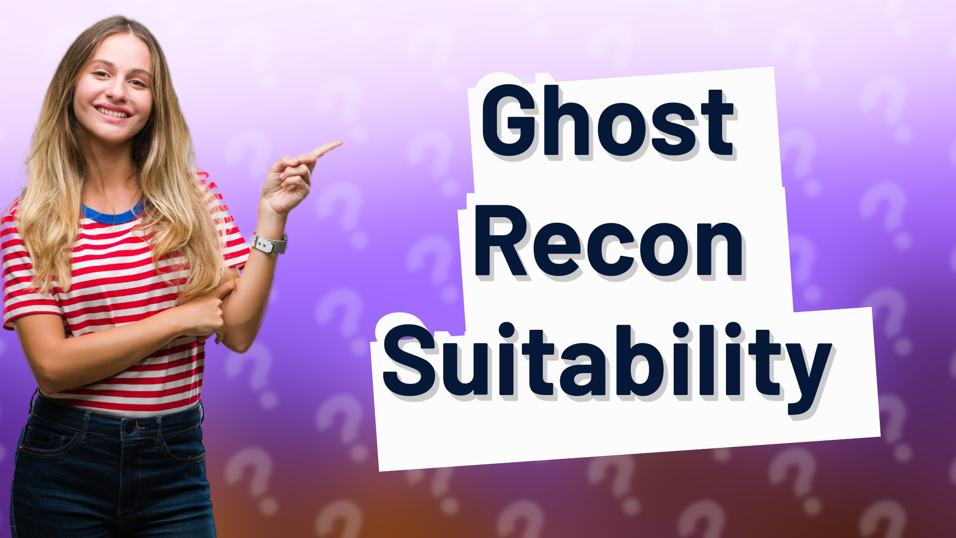 Ghost Recon Suitability
