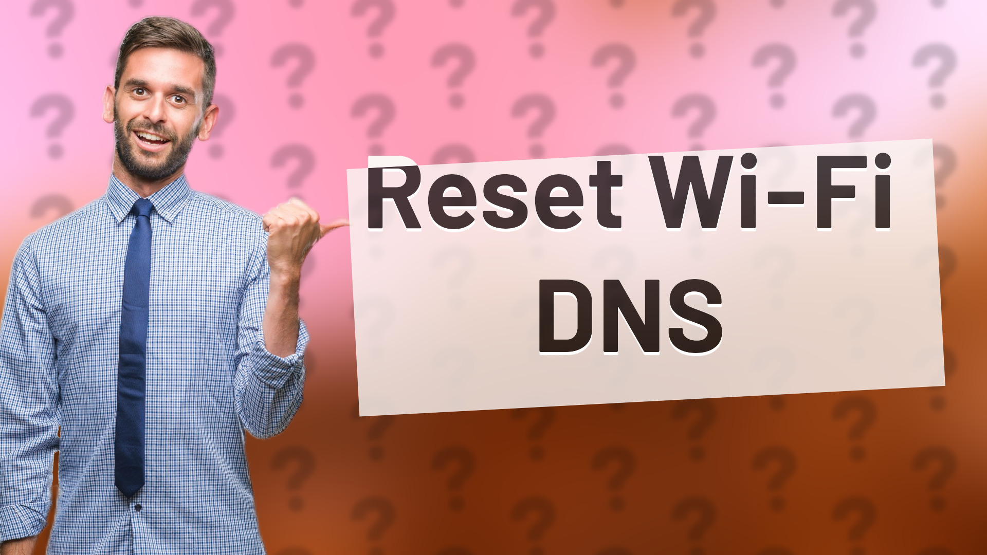 Reset Wi-Fi DNS