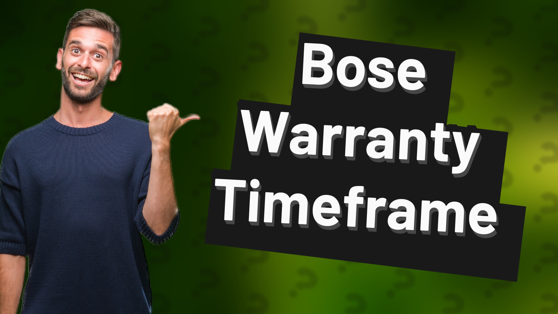 Bose Warranty Timeframe