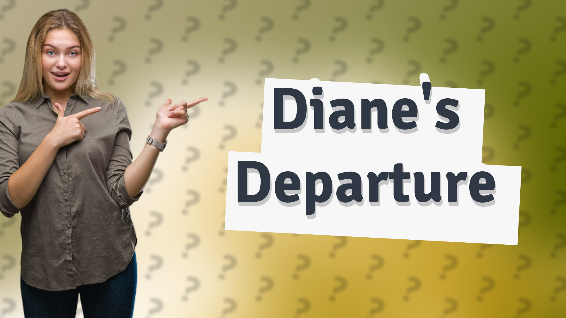 Diane's Departure