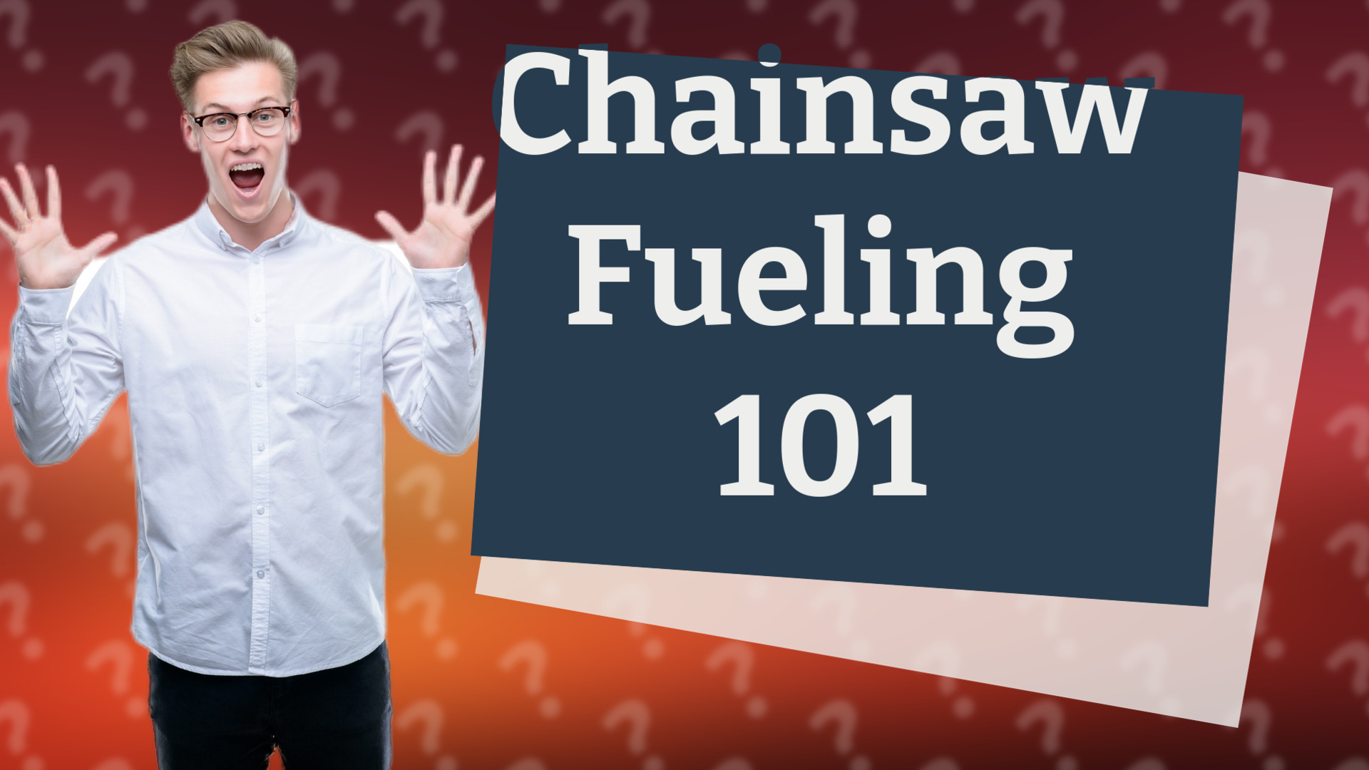 Chainsaw Fueling 101