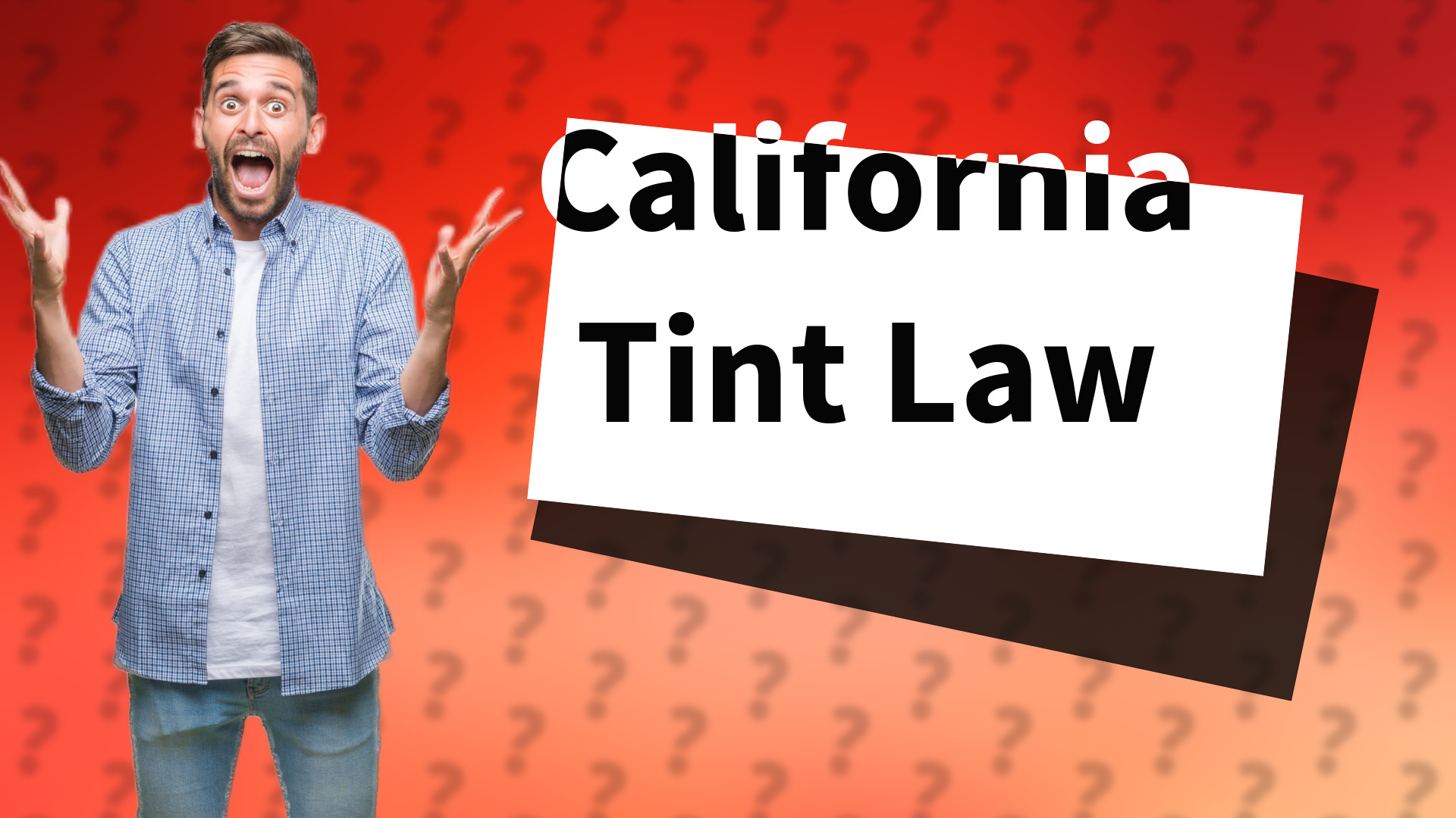California Tint Law
