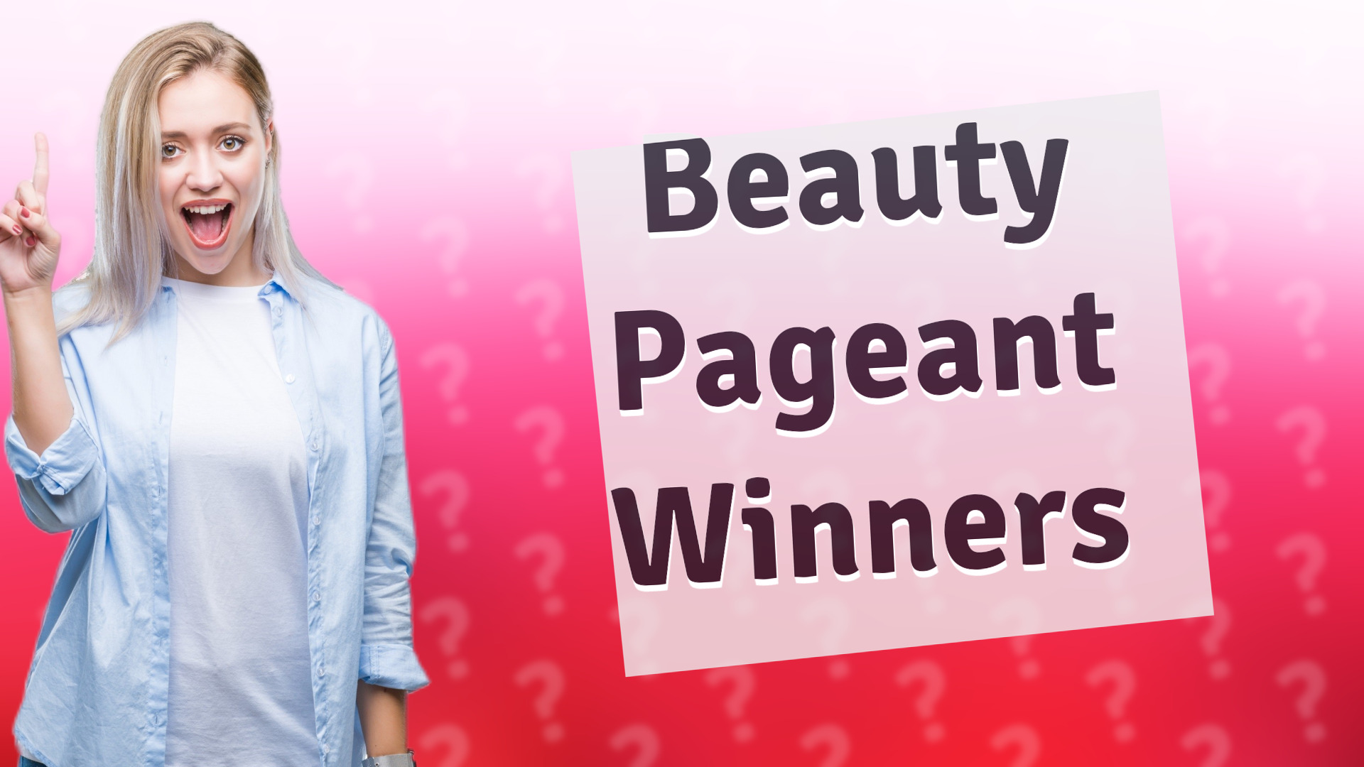 Beauty Pageant Winners