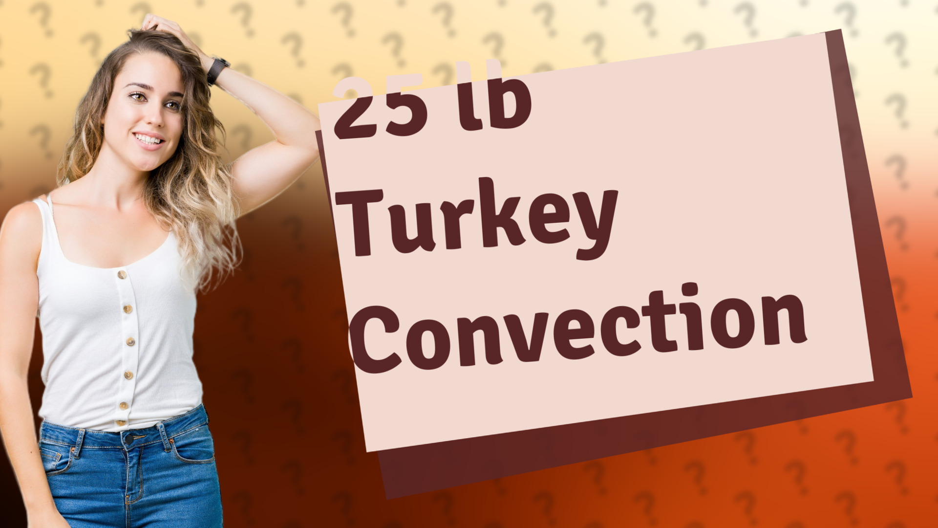 25 lb Turkey Convection