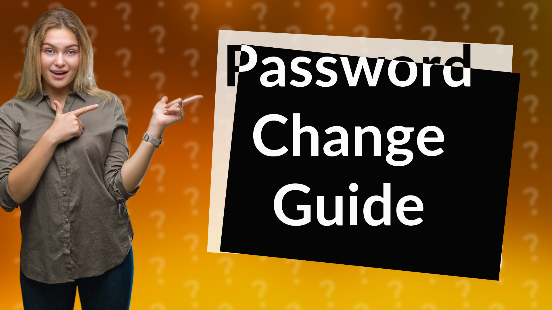 Password Change Guide