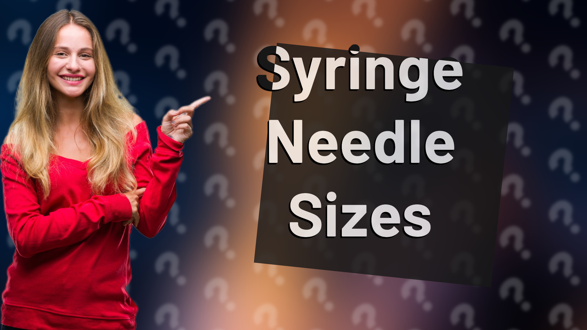Syringe Needle Sizes