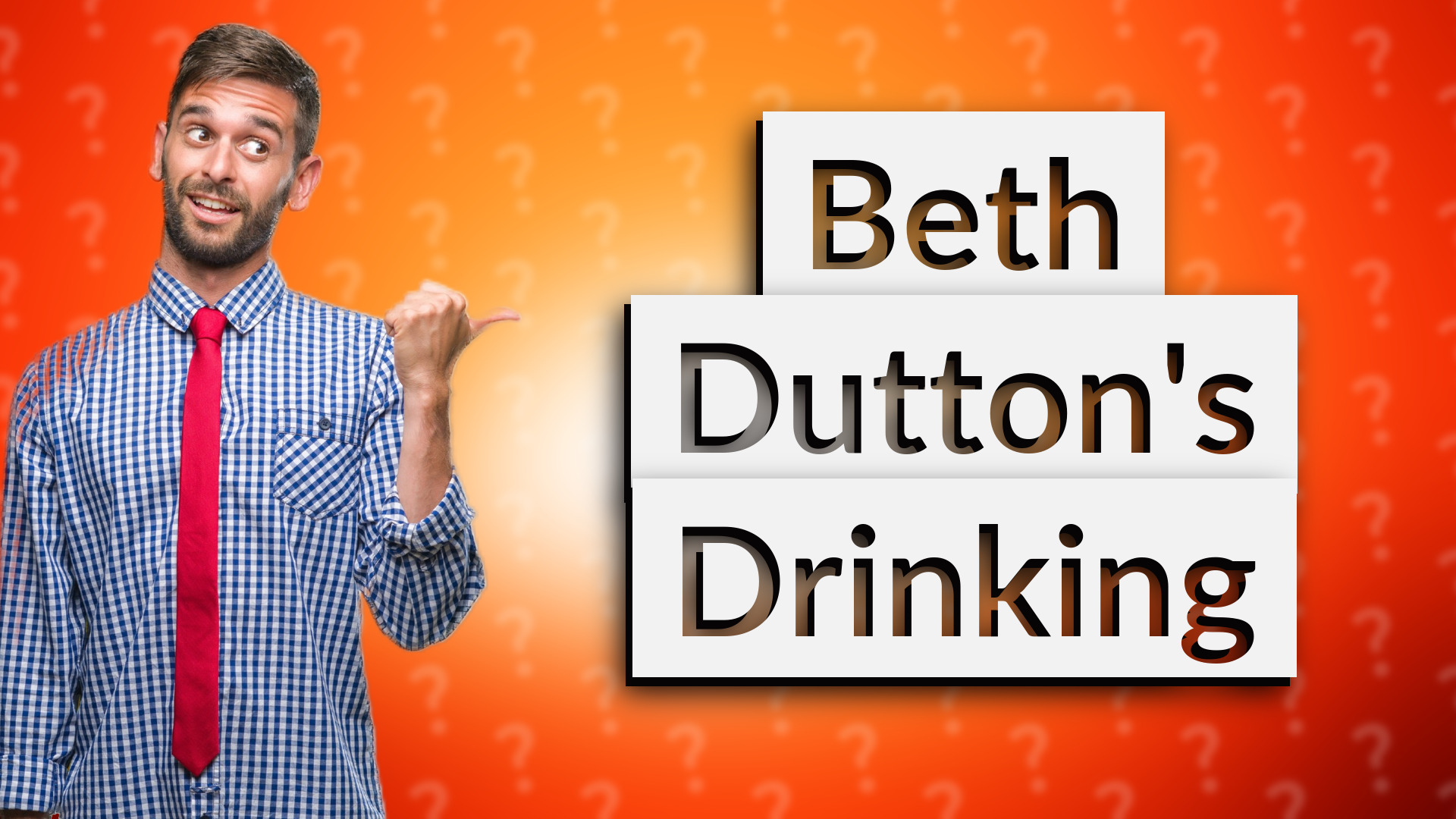Beth Dutton's Drinking
