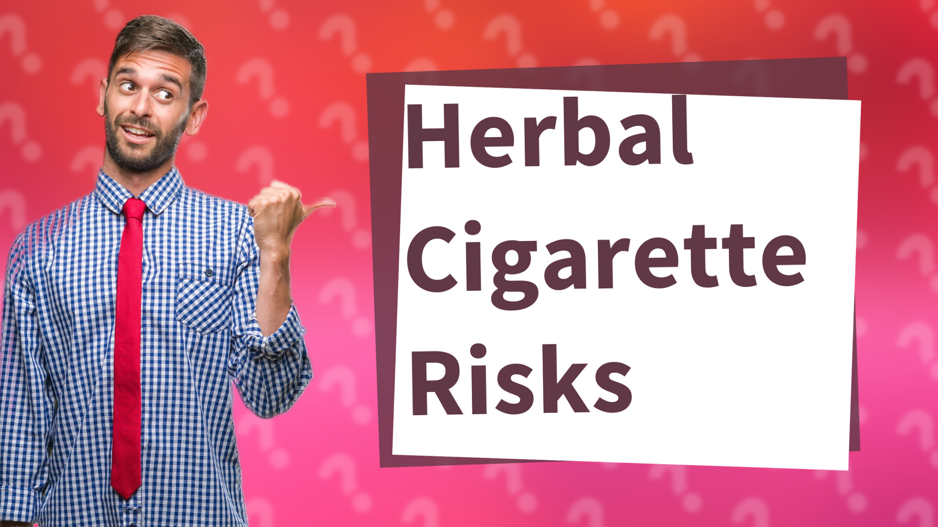 Herbal Cigarette Risks