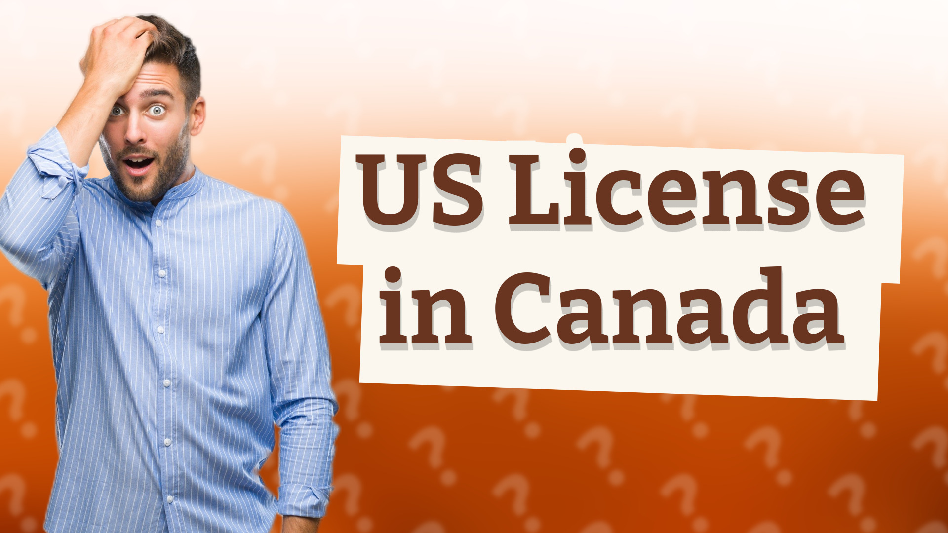 US License in Canada