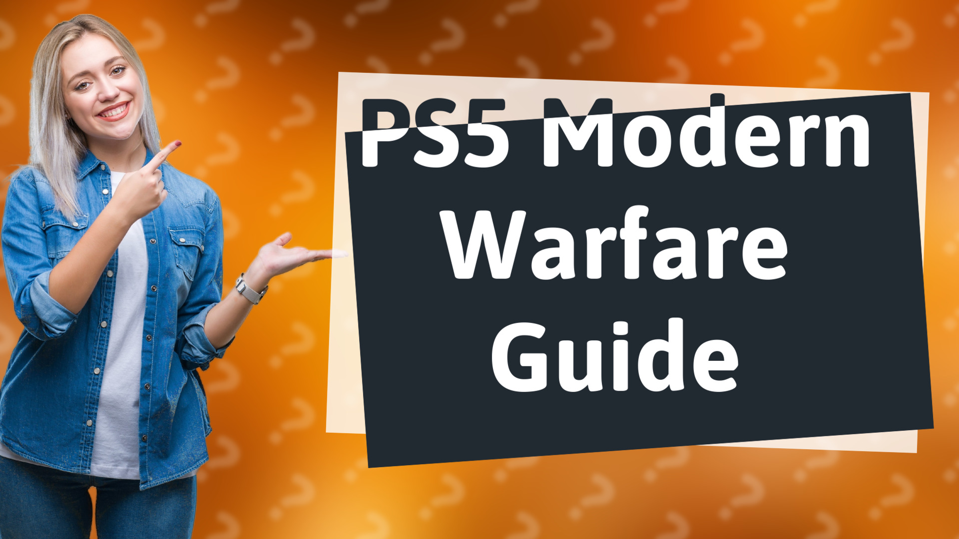 PS5 Modern Warfare Guide