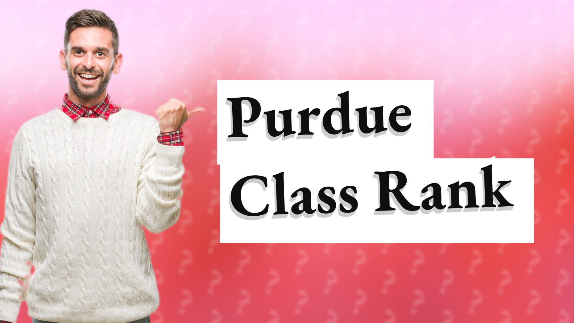 Purdue Class Rank