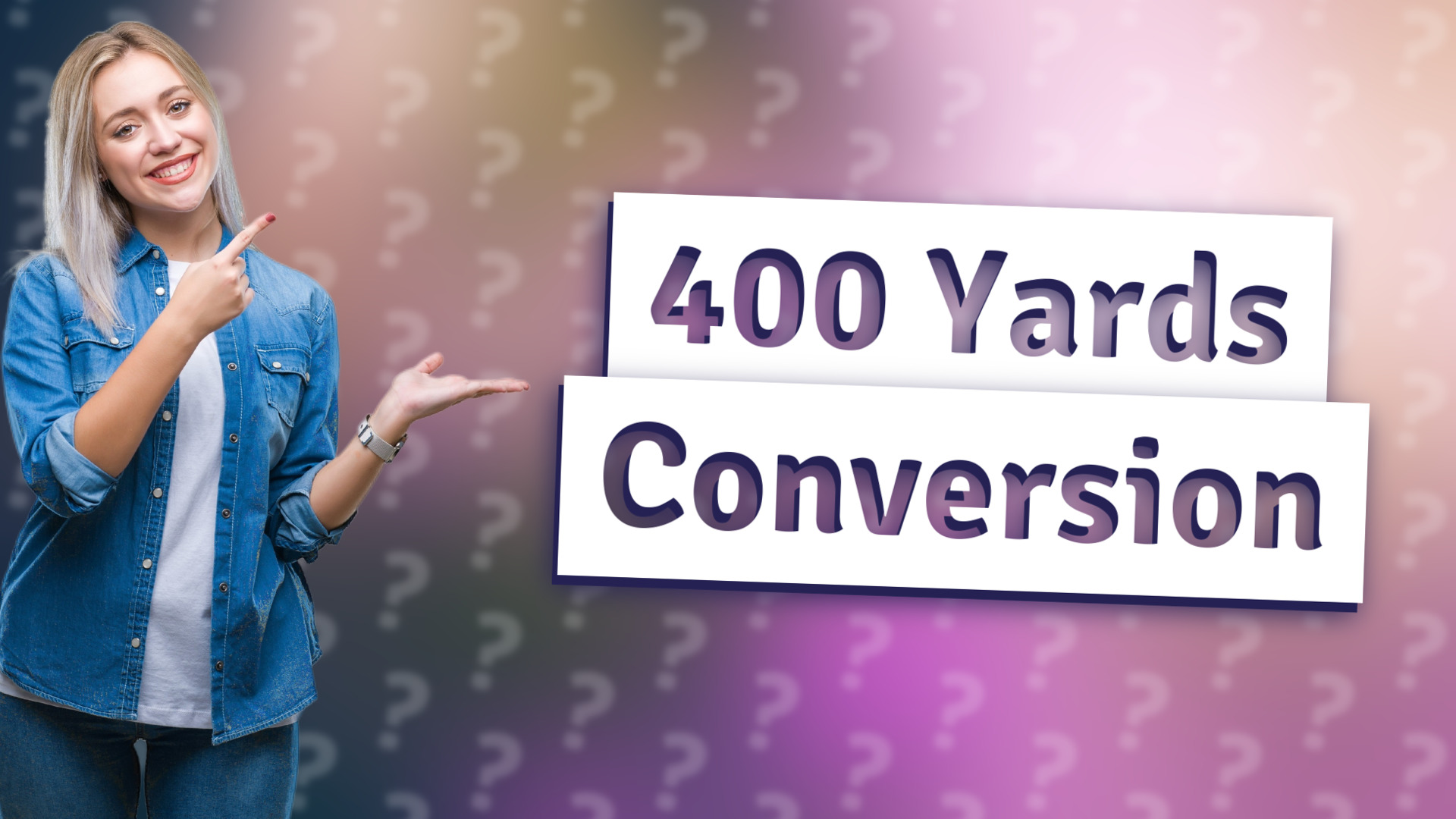 400 Yards Conversion