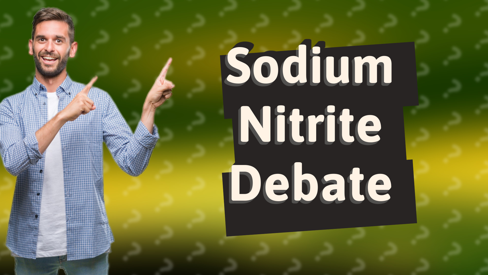 Sodium Nitrite Debate